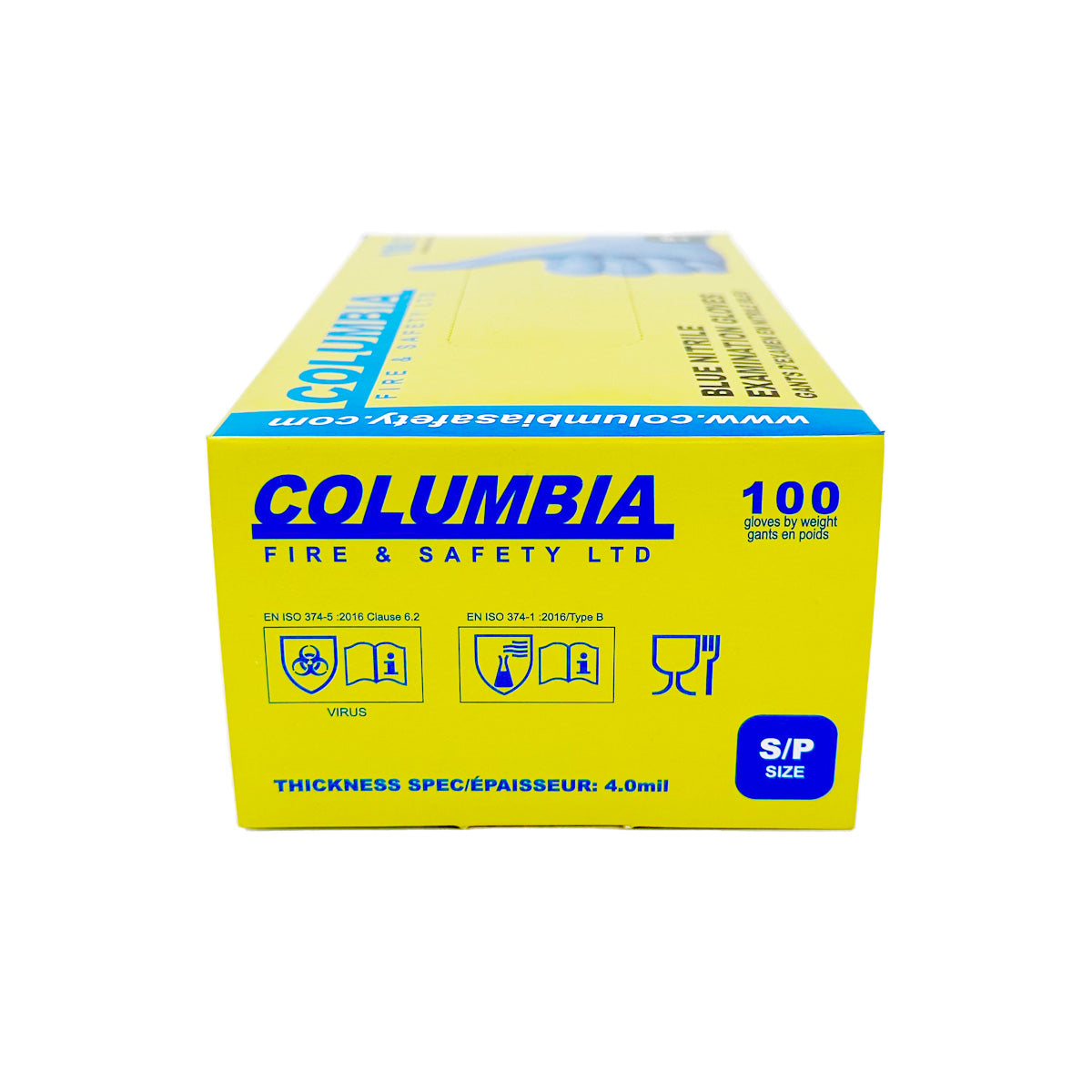 Nitrile Gloves ( Blue ) 4 Mil 100/BX