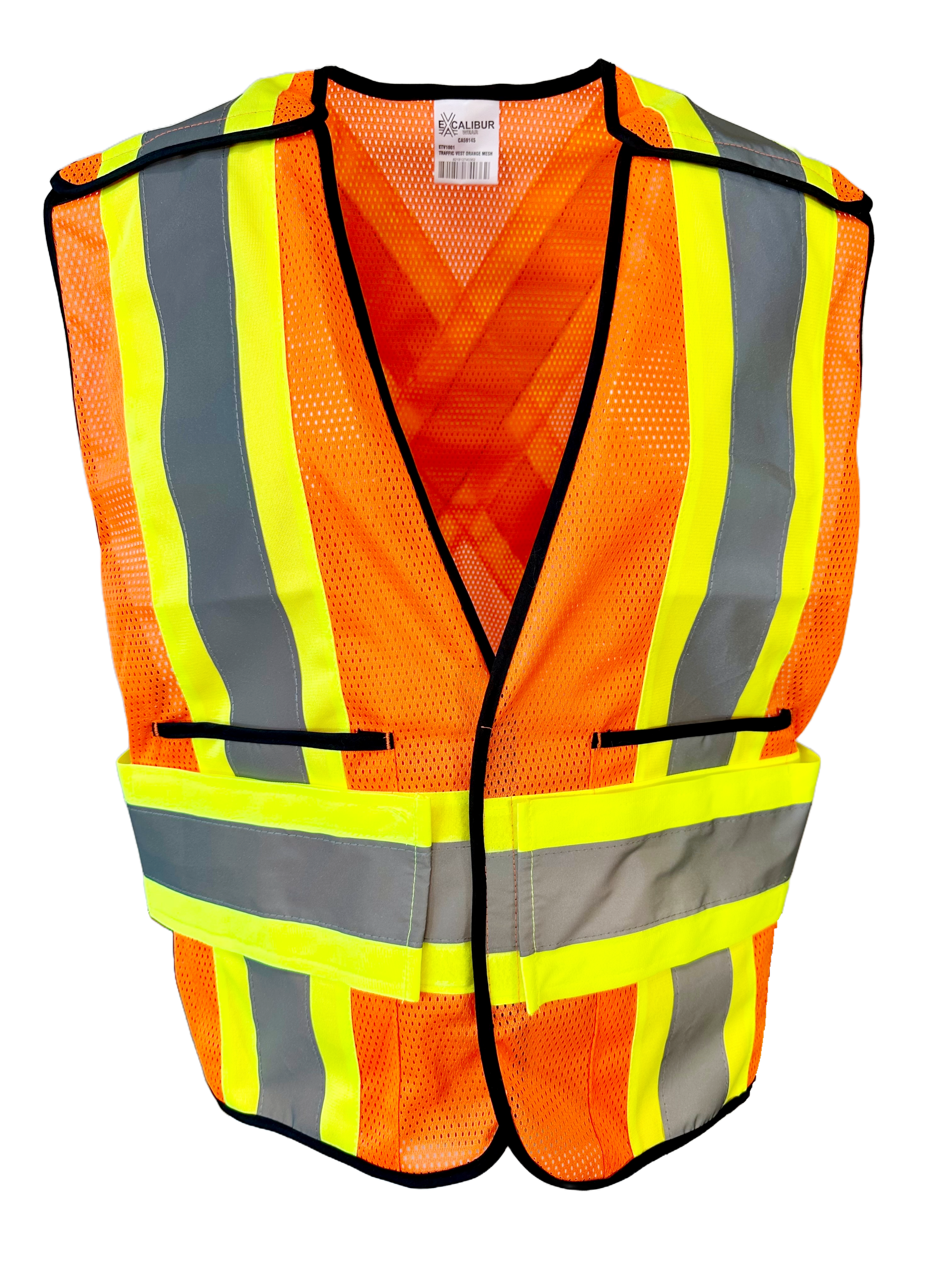 Mesh Traffic Vest W/ Reflective Tape