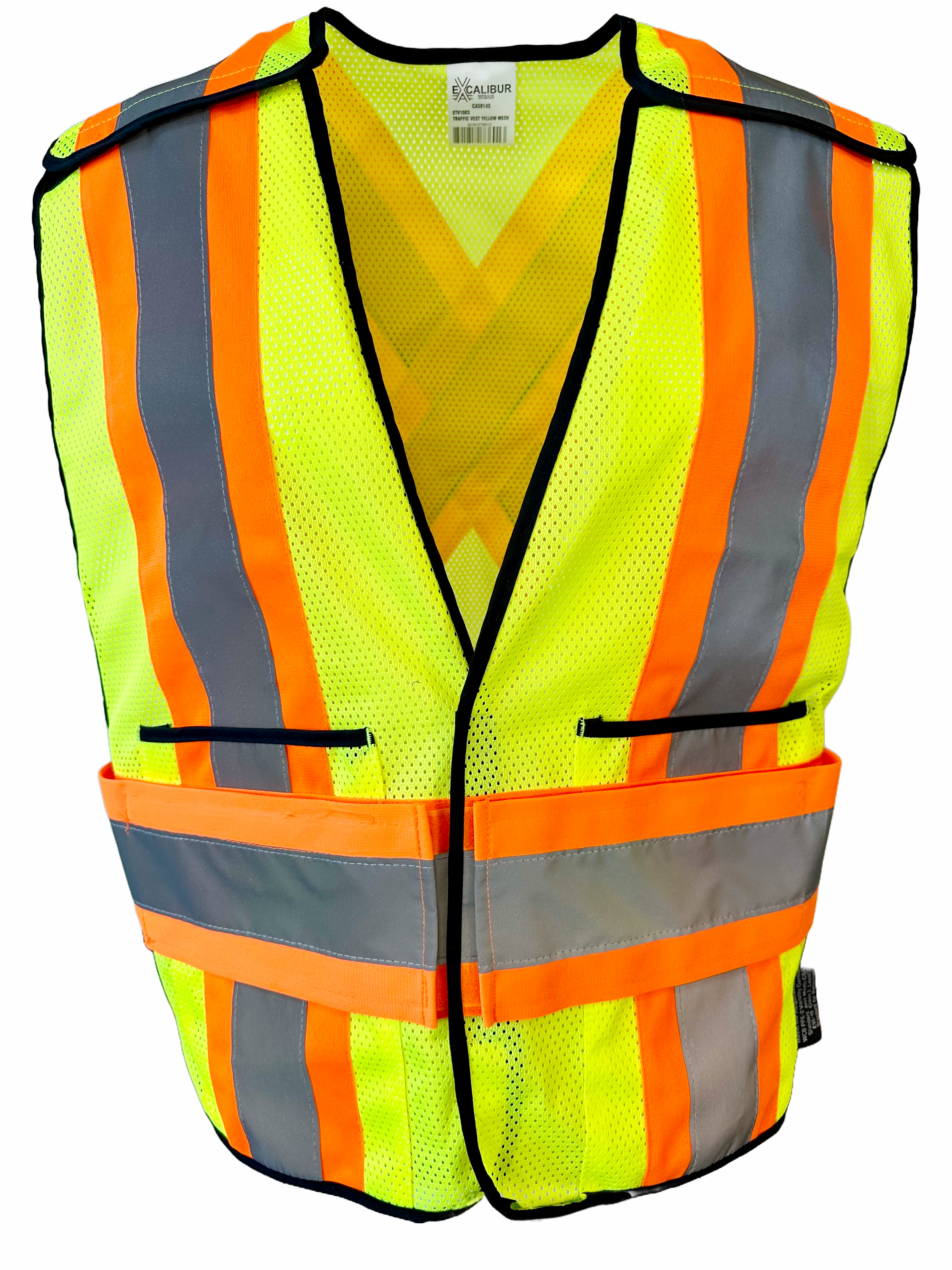 Mesh Traffic Vest W/ Reflective Tape