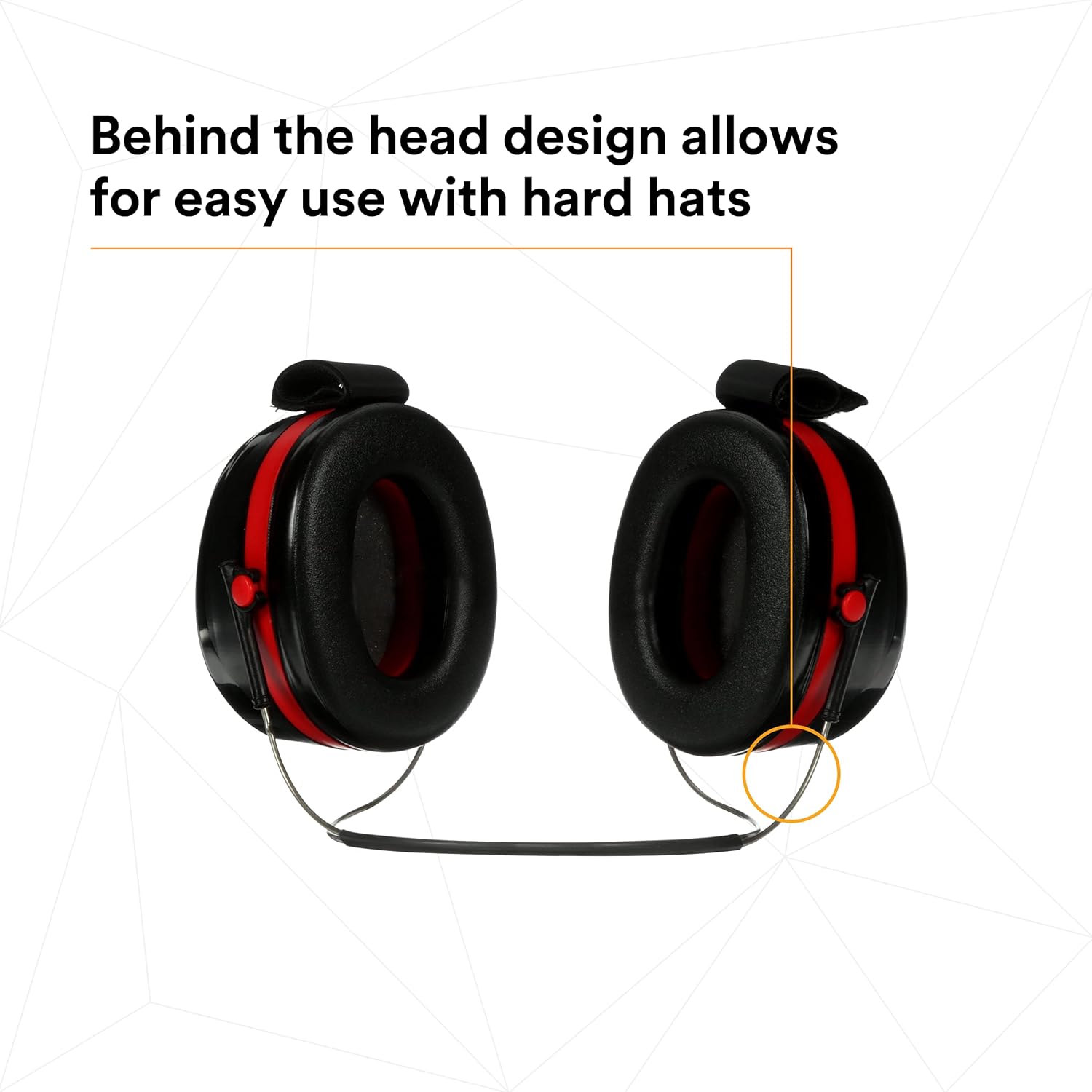 3M™ PELTOR™ Optime™ 105 Earmuffs, H10B, behind-the-head