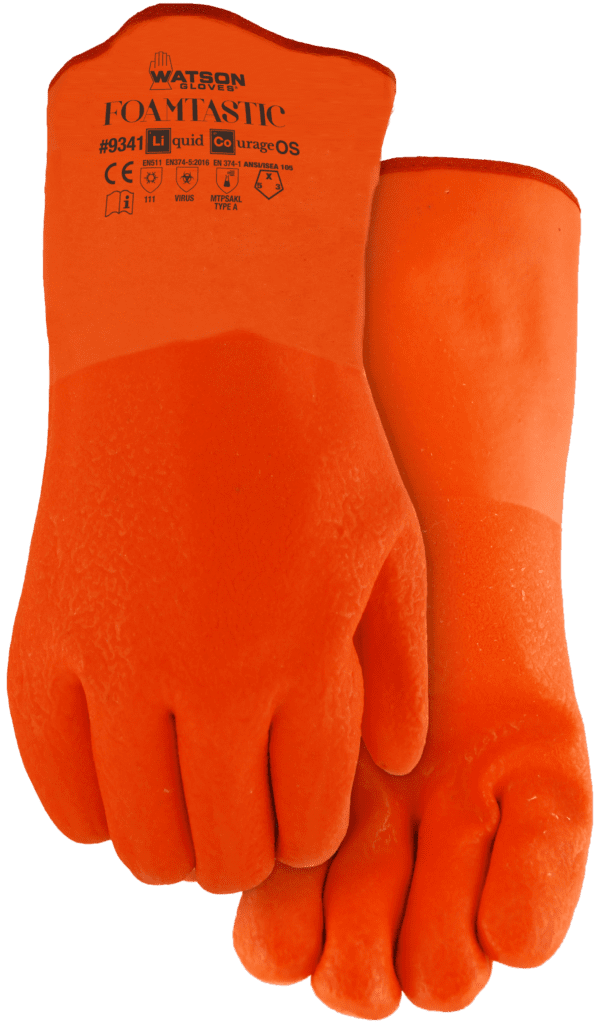 Foamtastic ,FOAM LINING/DD PVC/12” gauntlet cuff for maximum protection