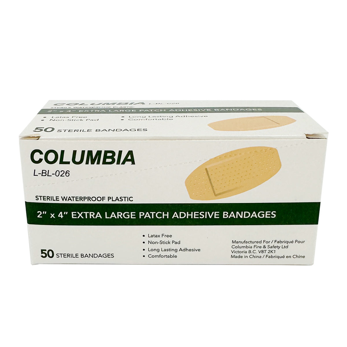 Bandaids ( PATCH ) 2" x 4" ( 5cm x 10cm )