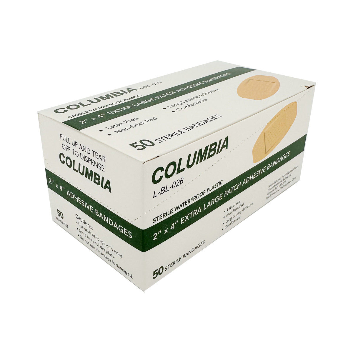 Bandaids ( PATCH ) 2" x 4" ( 5cm x 10cm )