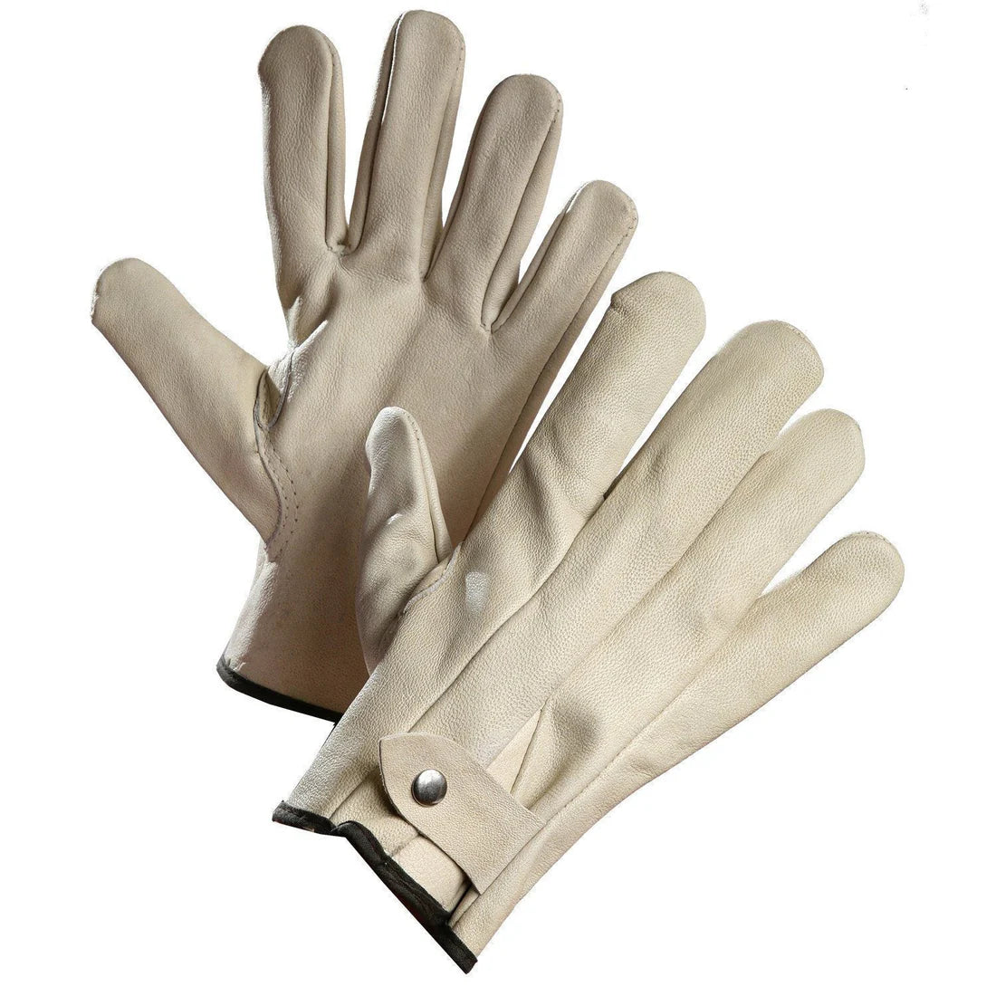 Cowhide Roper's Glove, Button snap Wrist