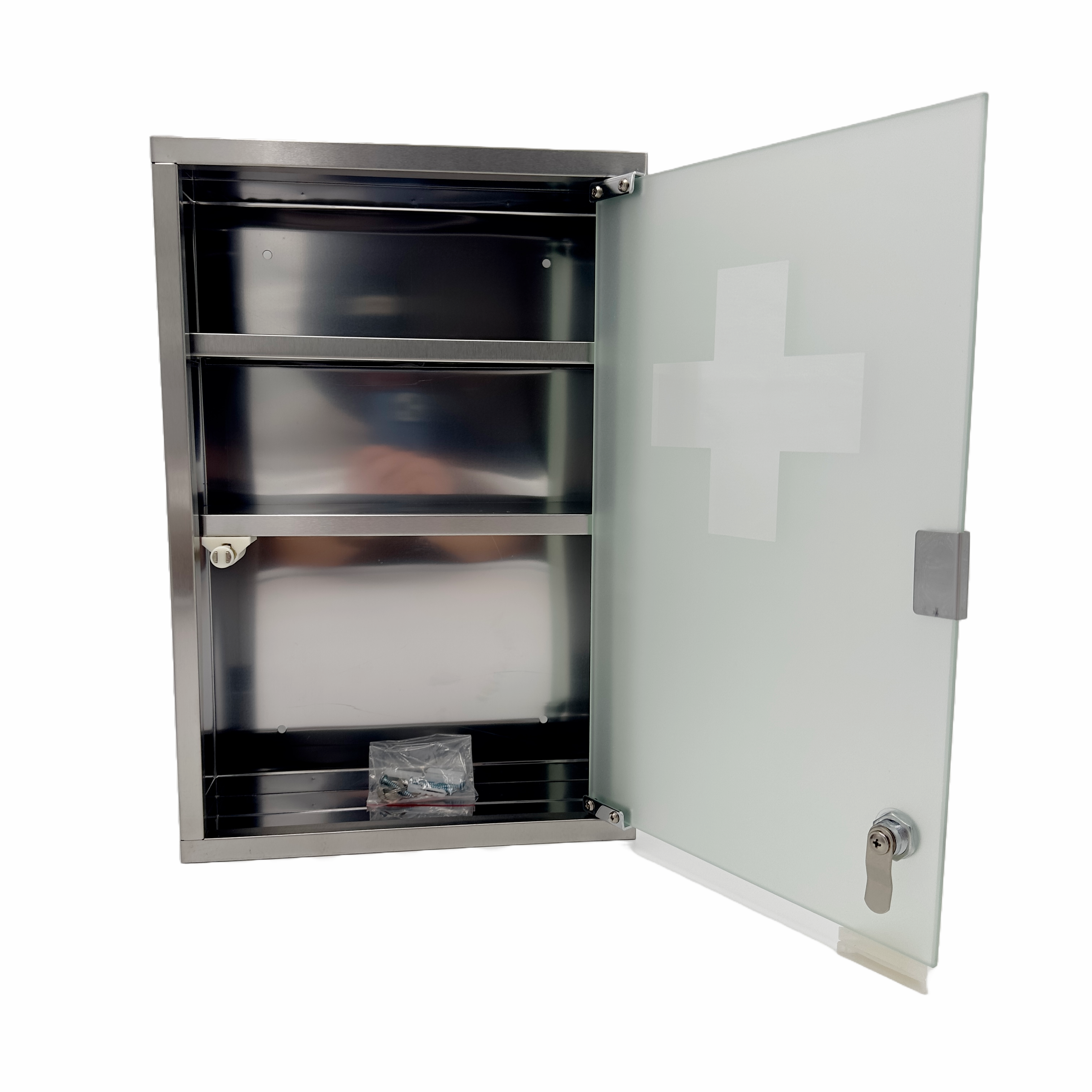 Box ( Metal ) ( Lockable ) 17.71L X 11.81W X 4.72”D ( 45 X 30 X 12cm )