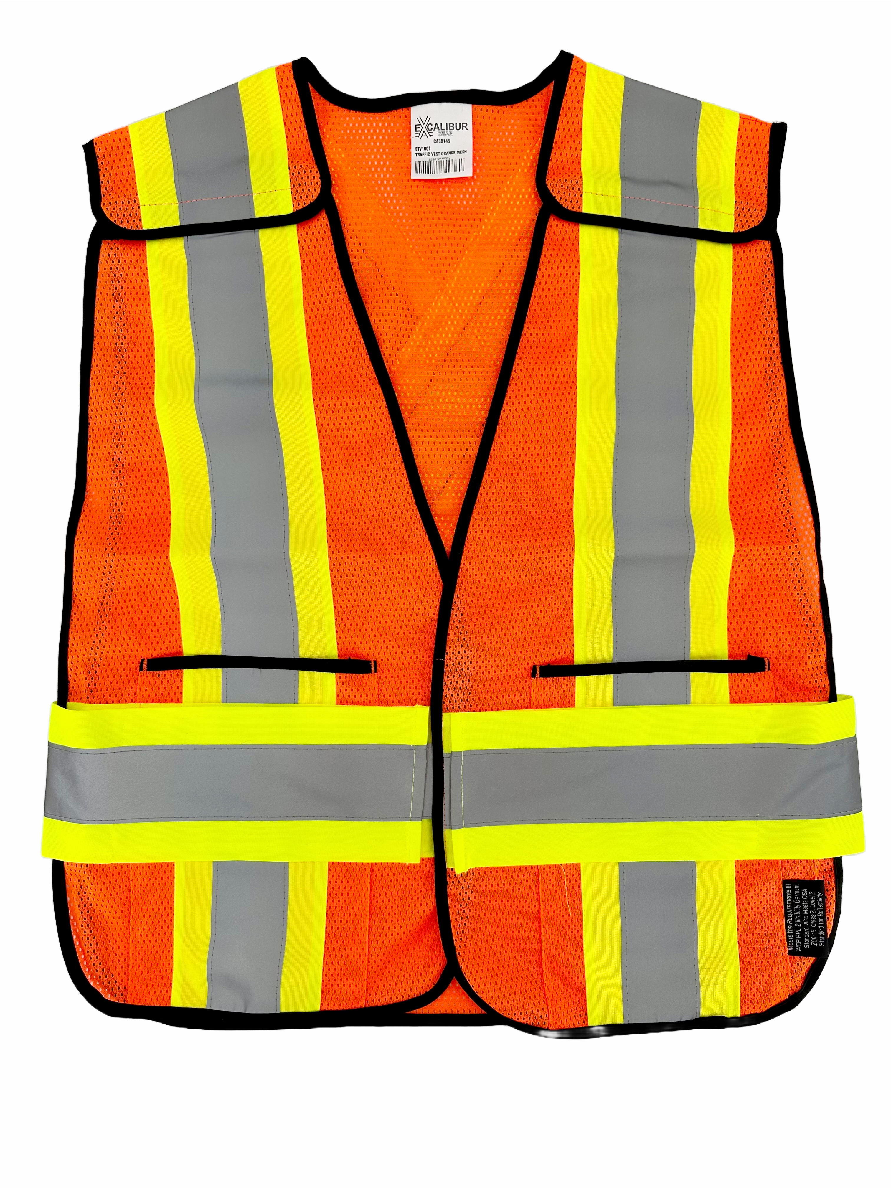Mesh Traffic Vest W/ Reflective Tape