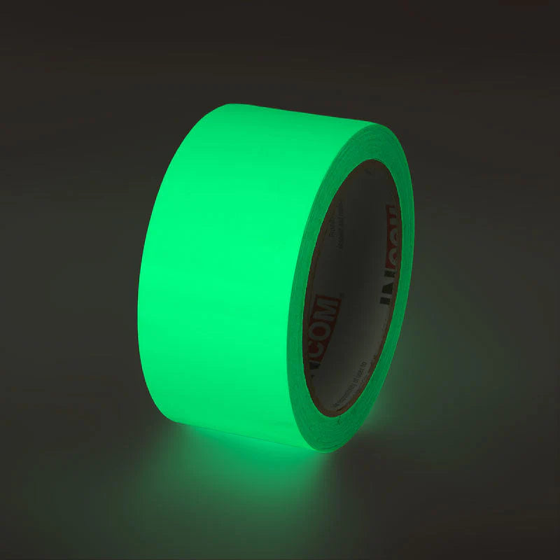 Glow-in-the-Dark Photoluminescent Adhesive Safety Tape (30 ft)