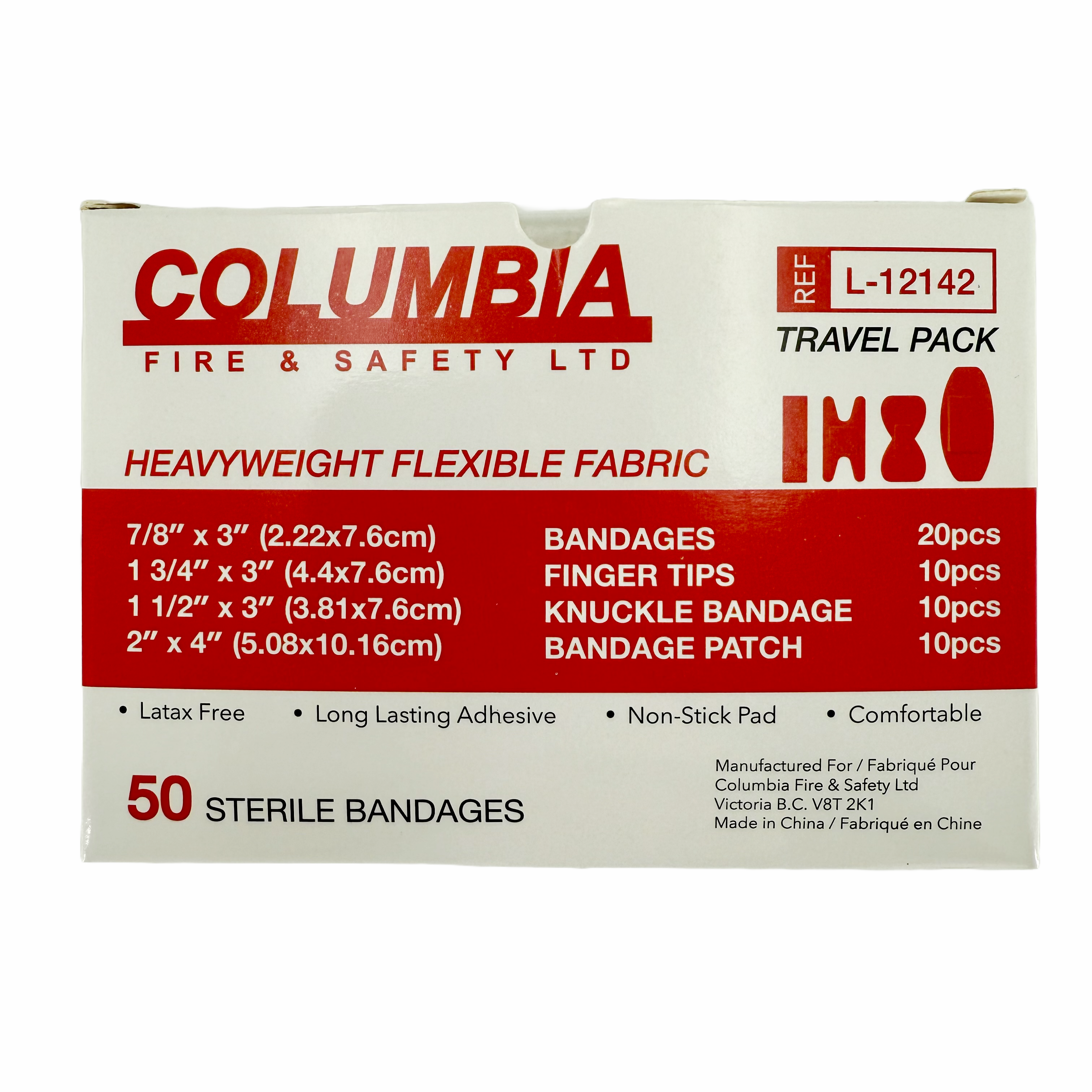 Bandaids Travel Pack Assorted Flexible Fabric Bandaids