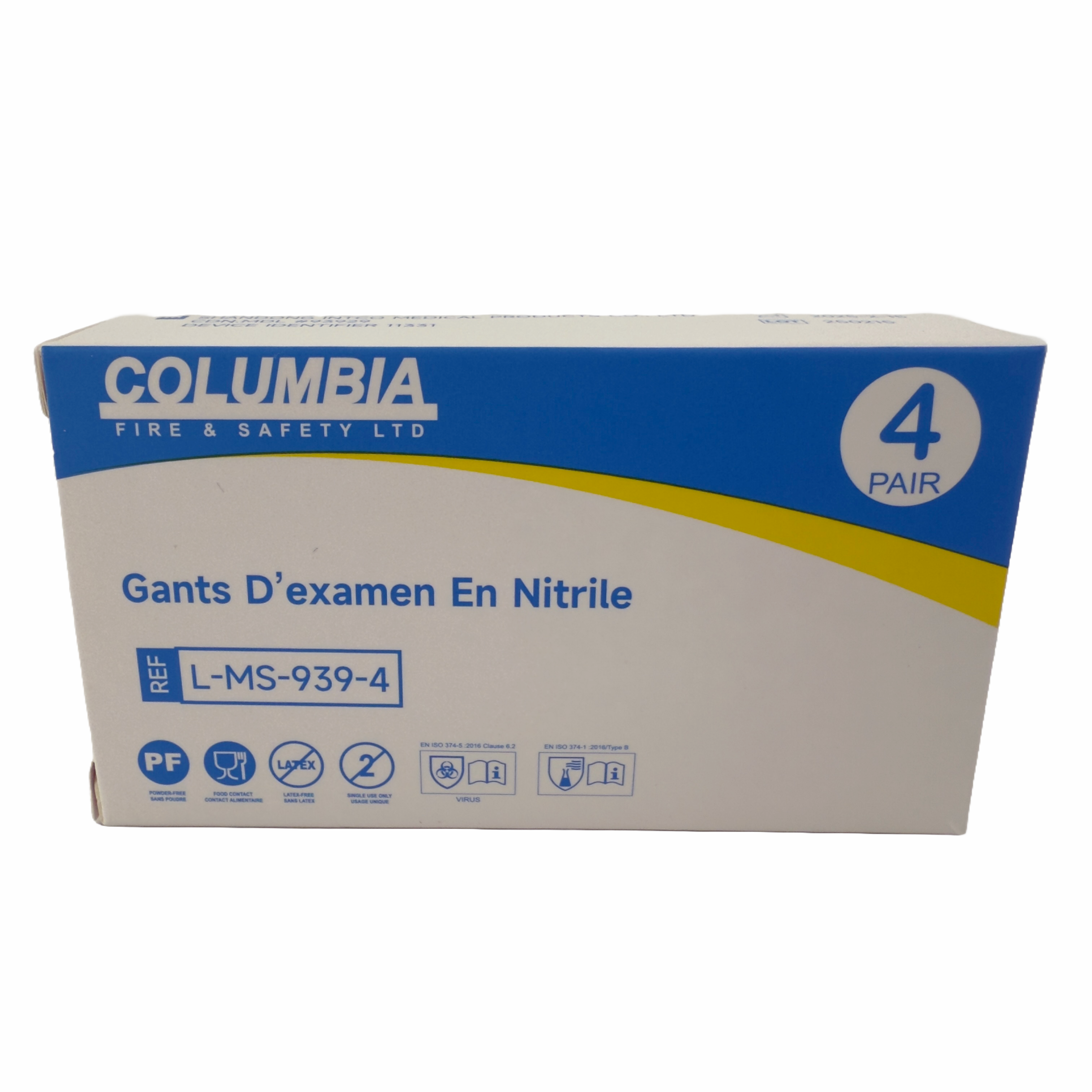 Nitrile Examination Gloves (4 PR)