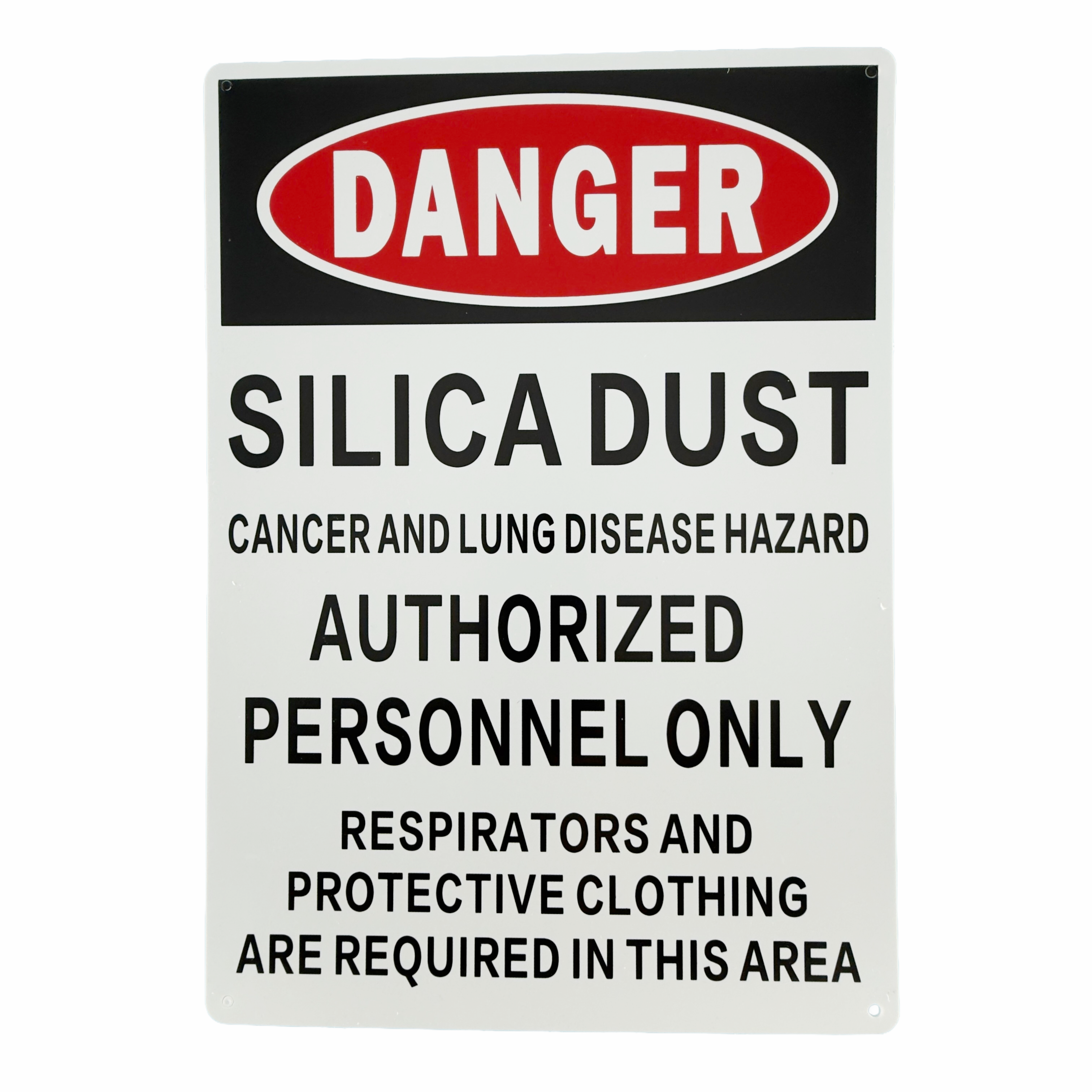 Danger - Silica Dust