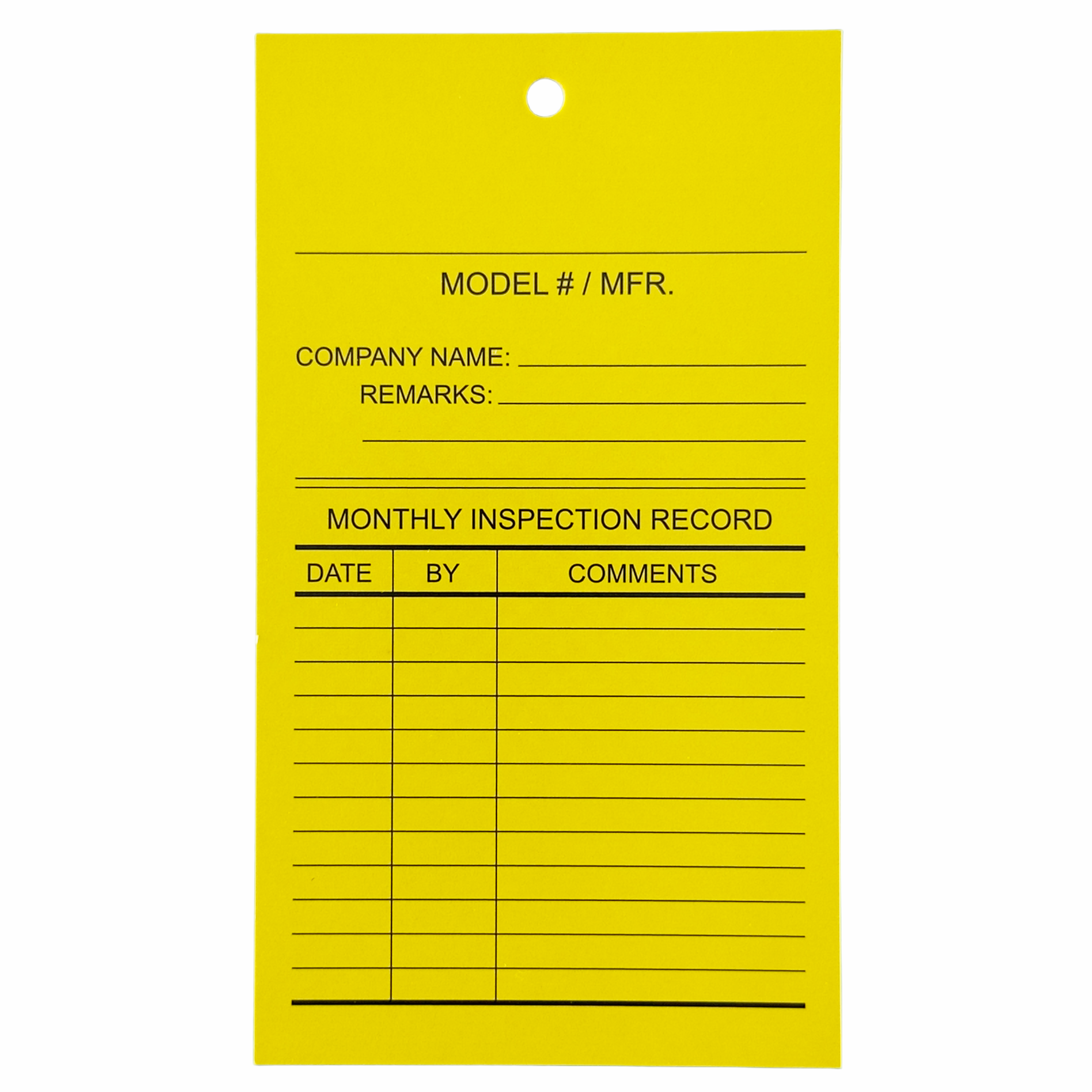 Inspection Tags ( 25 PKG )