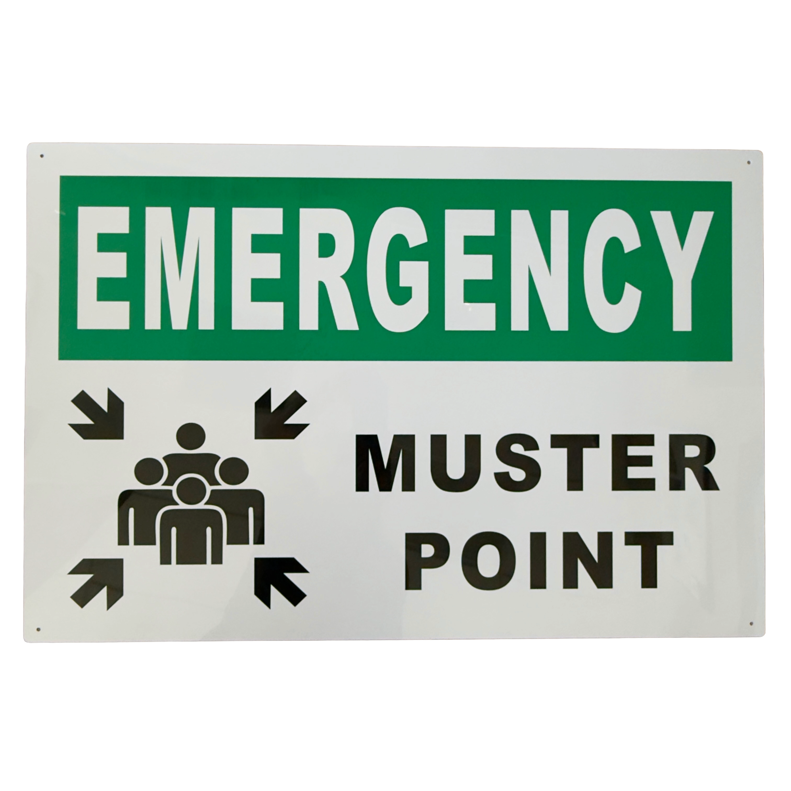 Emergency - Muster Point Sign 24" X 36"