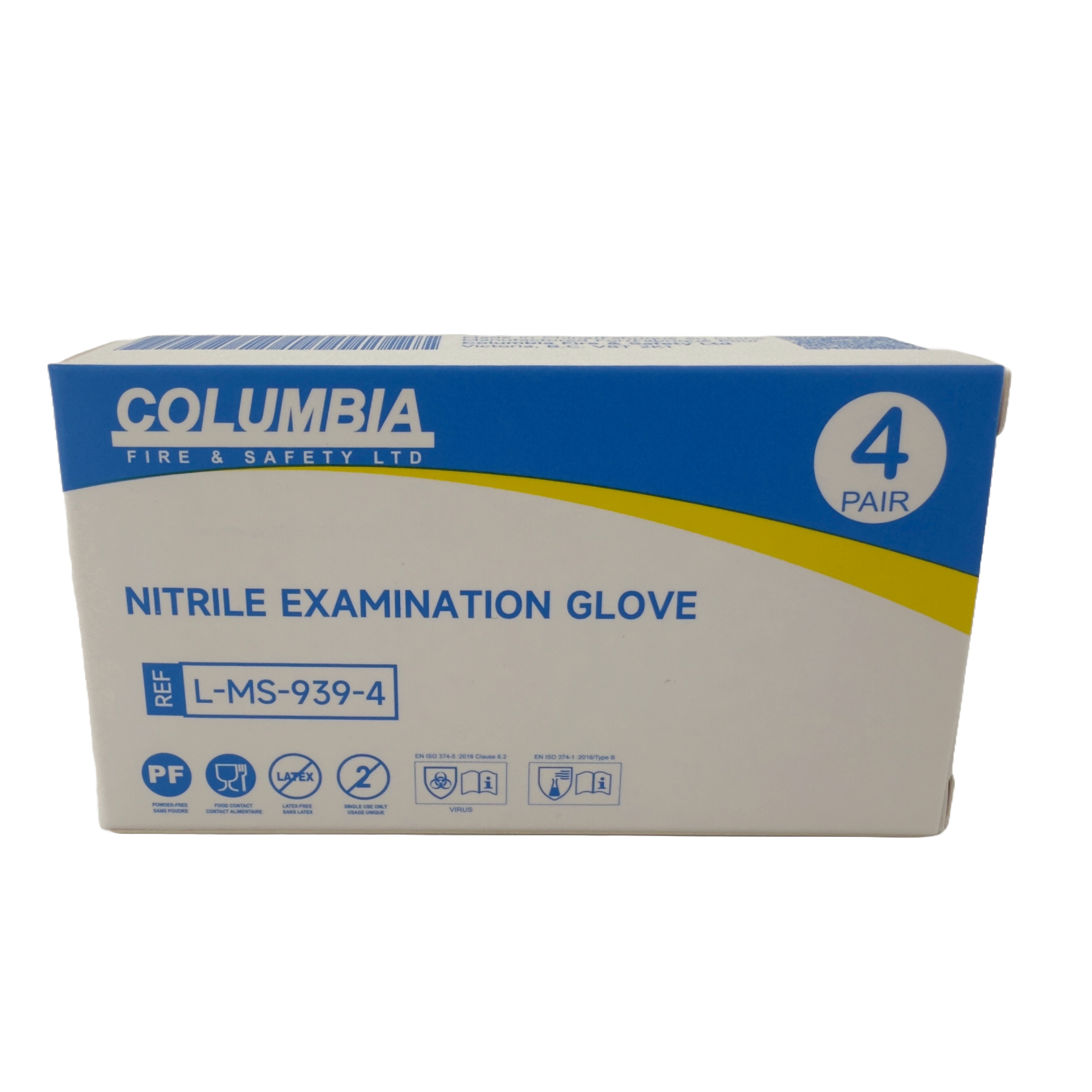 Nitrile Examination Gloves (4 PR)