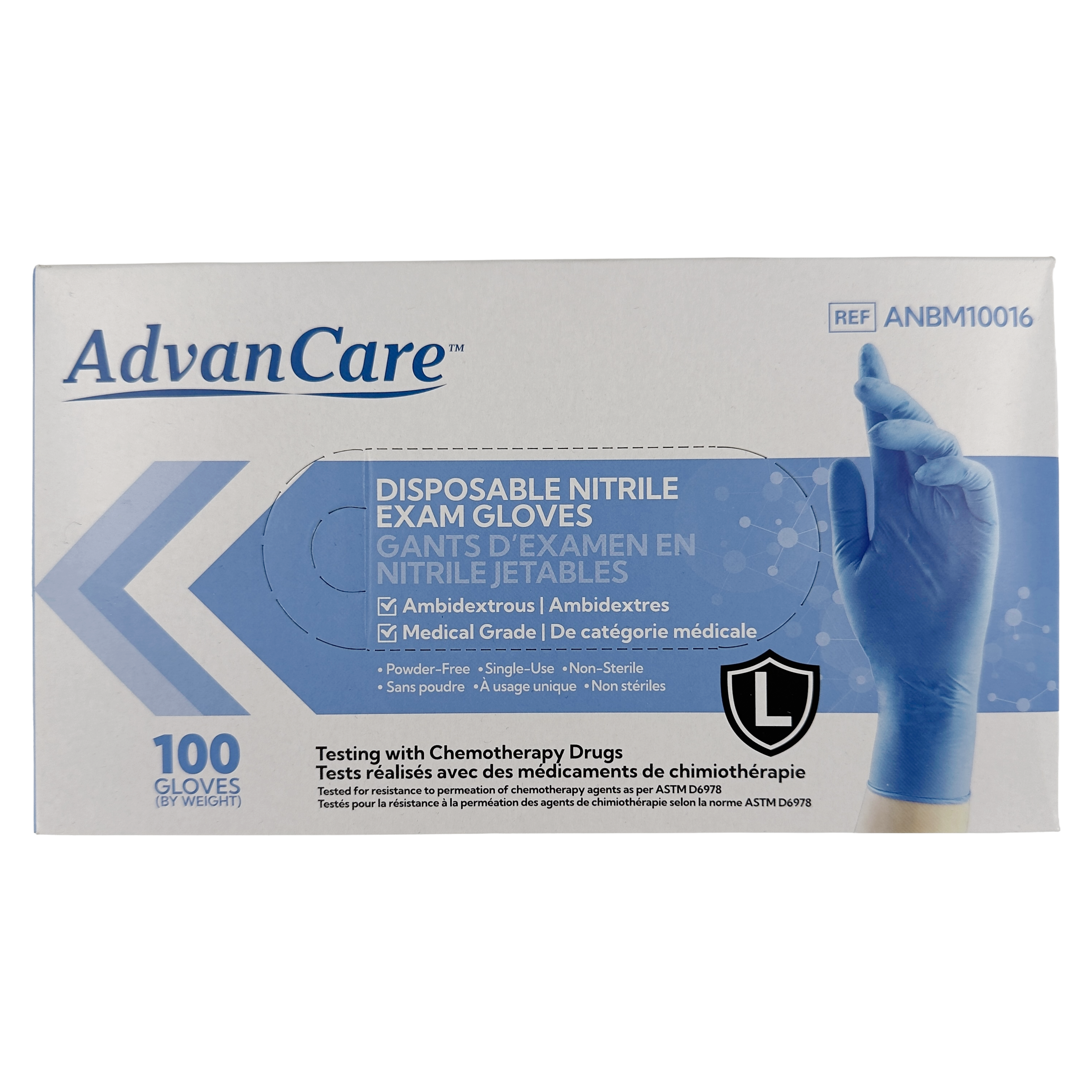 Nitrile Gloves ( Blue ) 4 Mil 100/BX