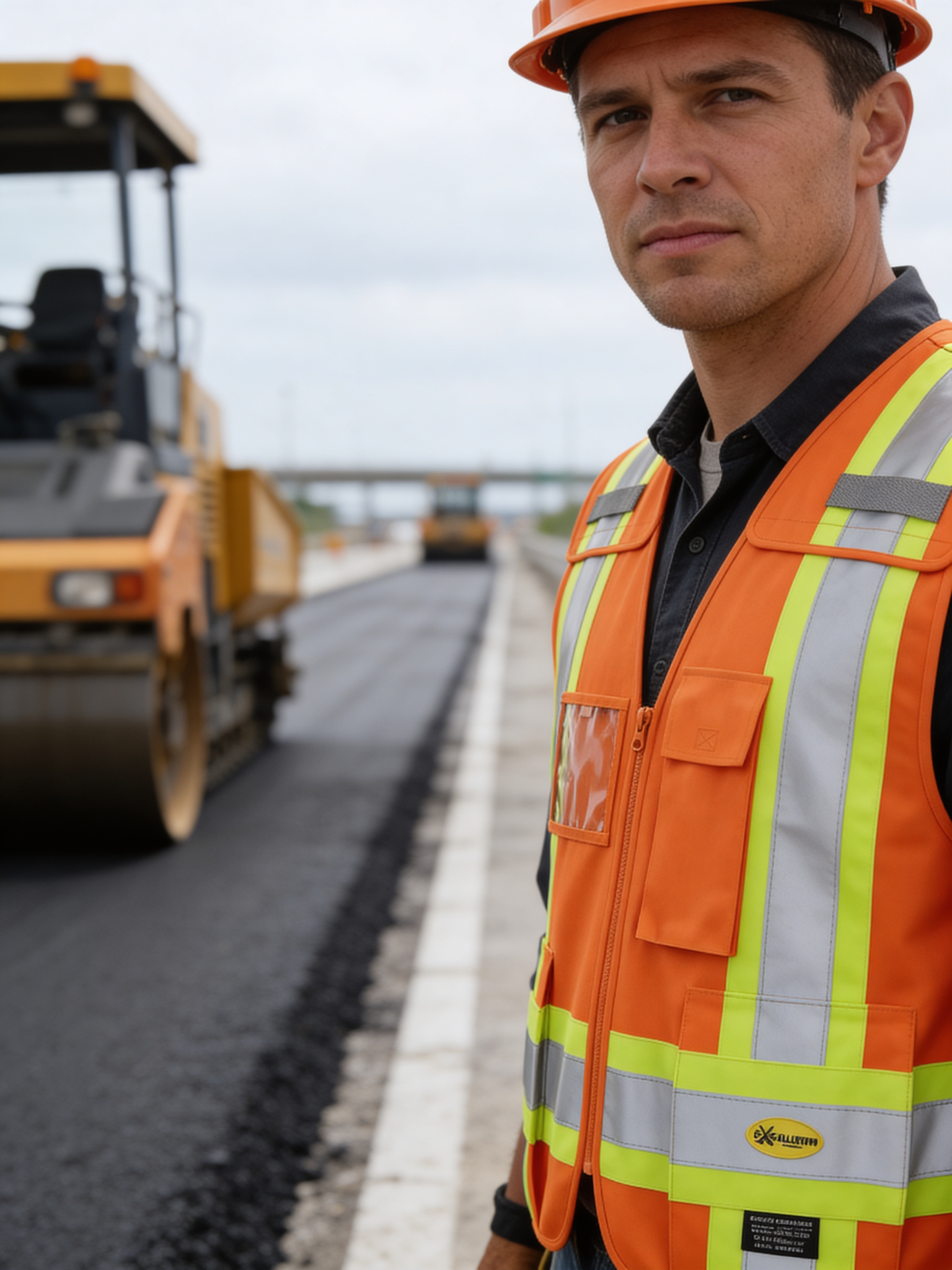 Cruiser Vest ( ORANGE ) W/ Reflective Tape