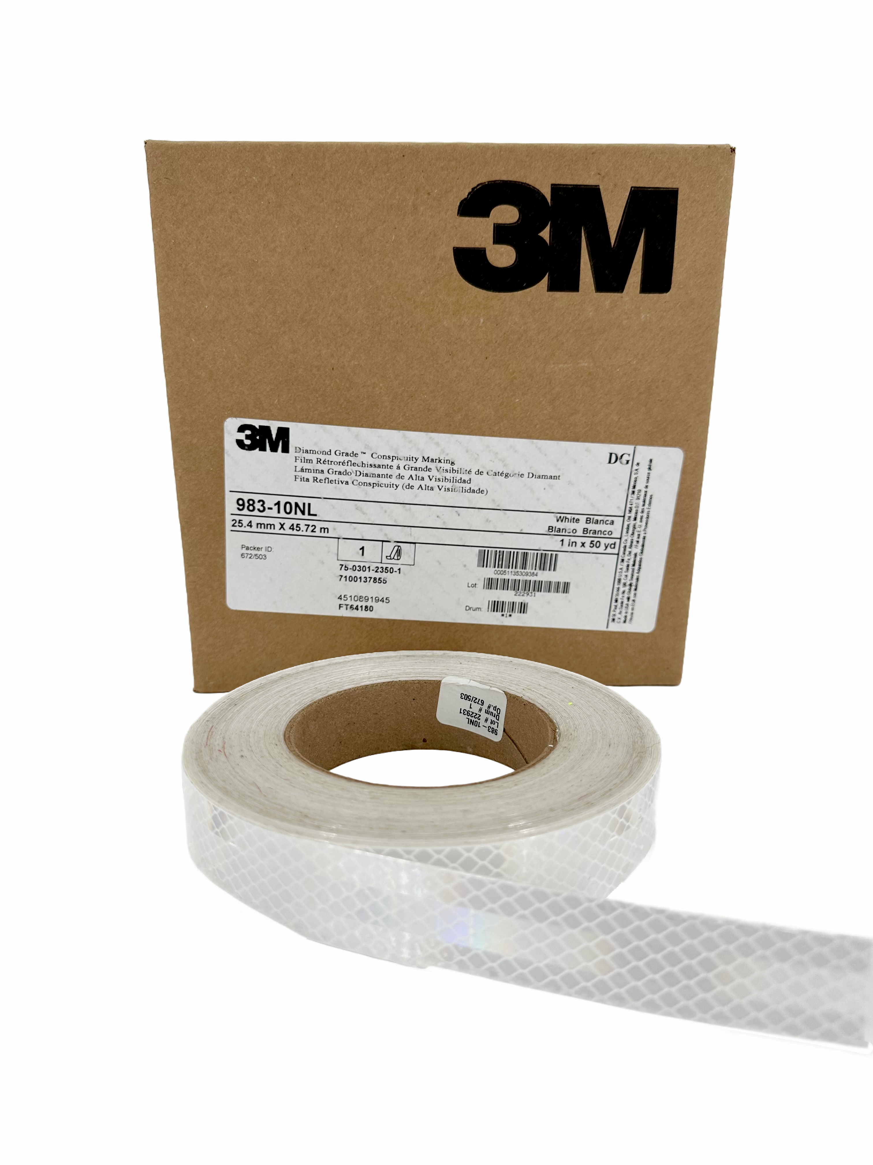 Reflective Tape (SILVER) Self Adhesive - Sold by the FT