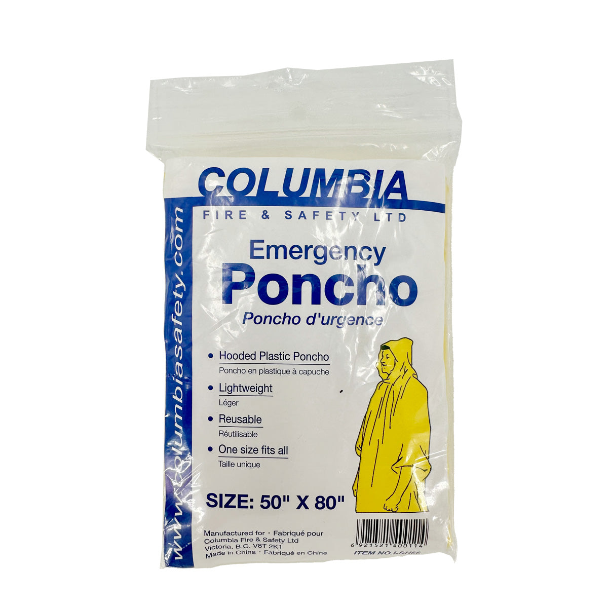 Poncho Rain Adult Size