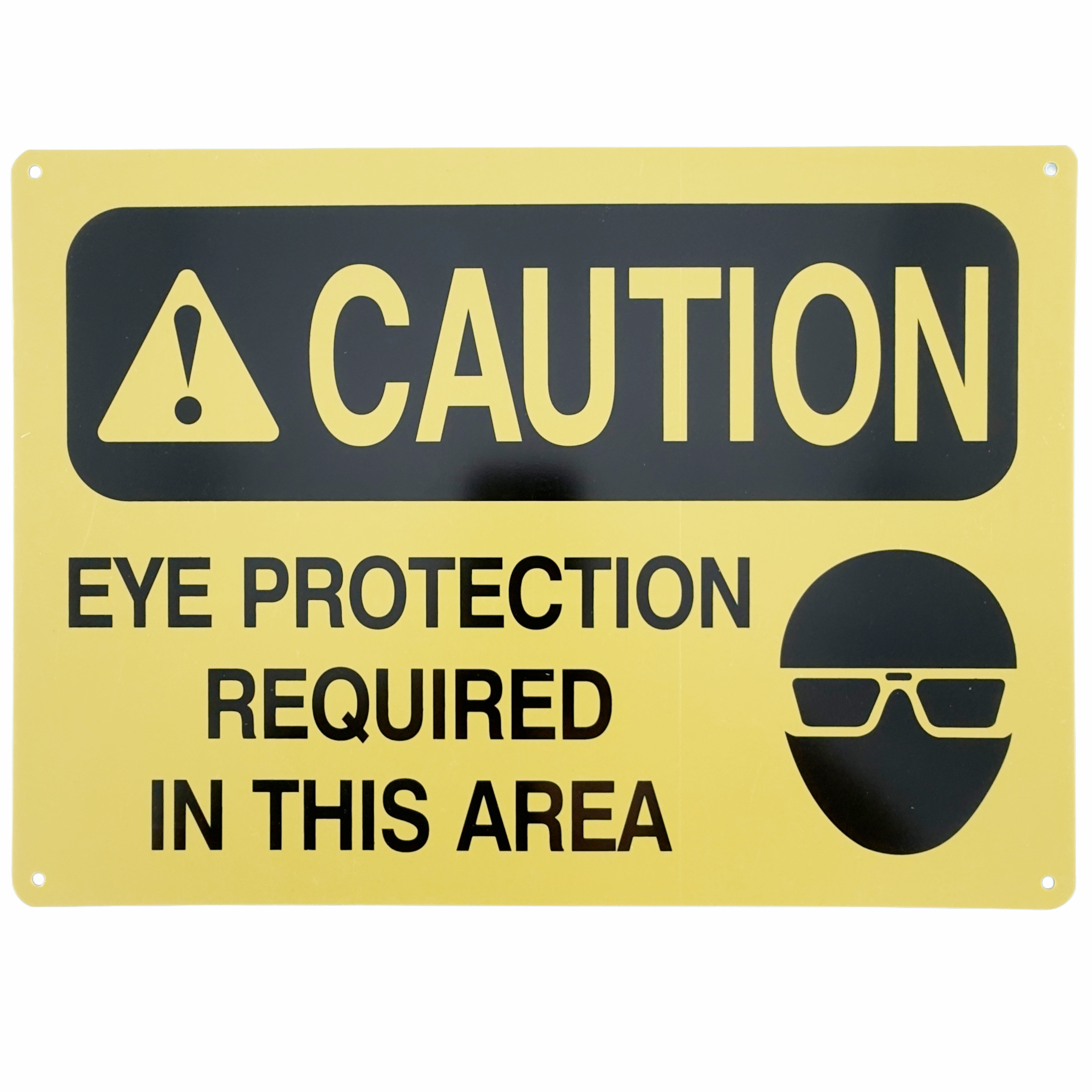 Caution - Eye Protection Required In This Area