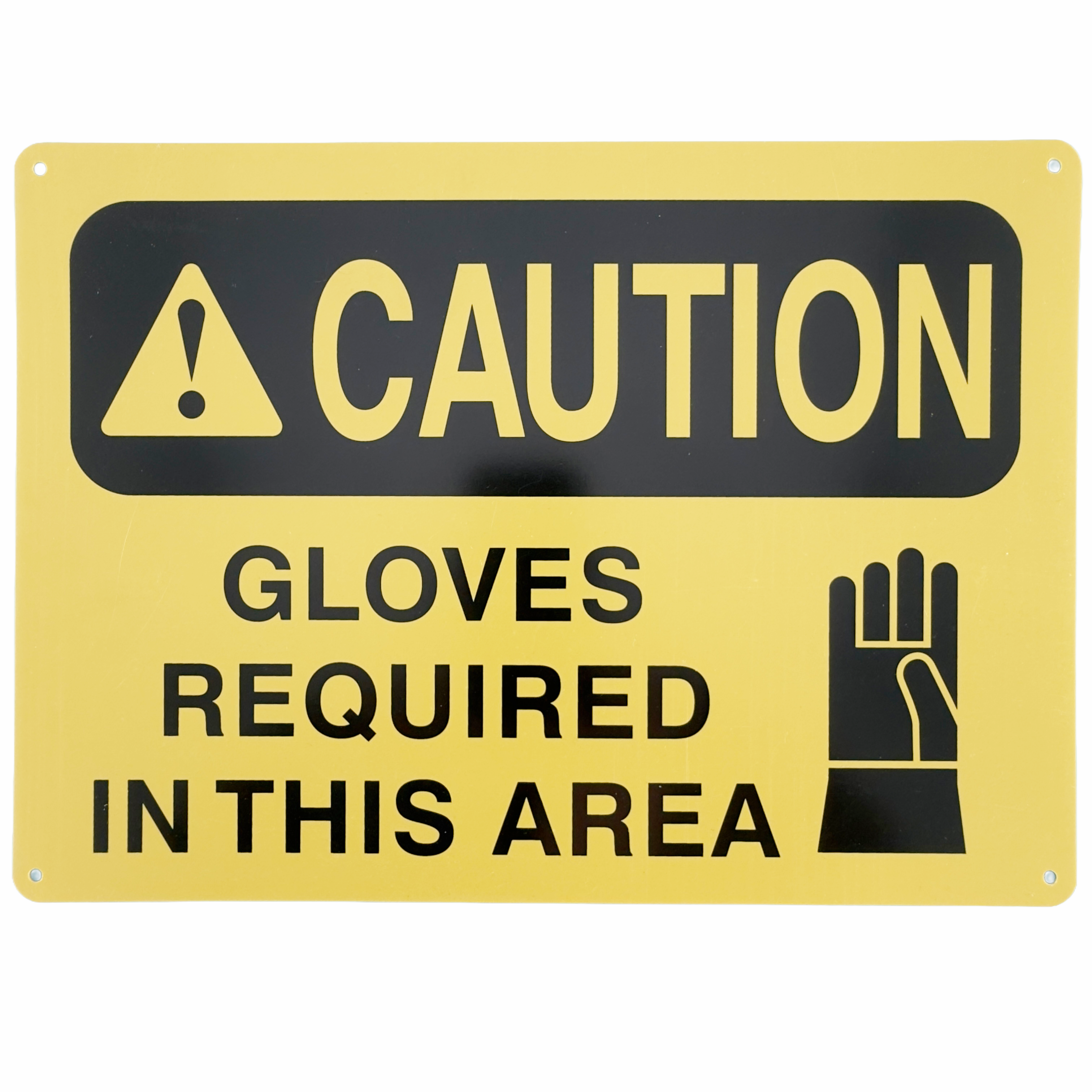 Caution - Gloves Required In This Area