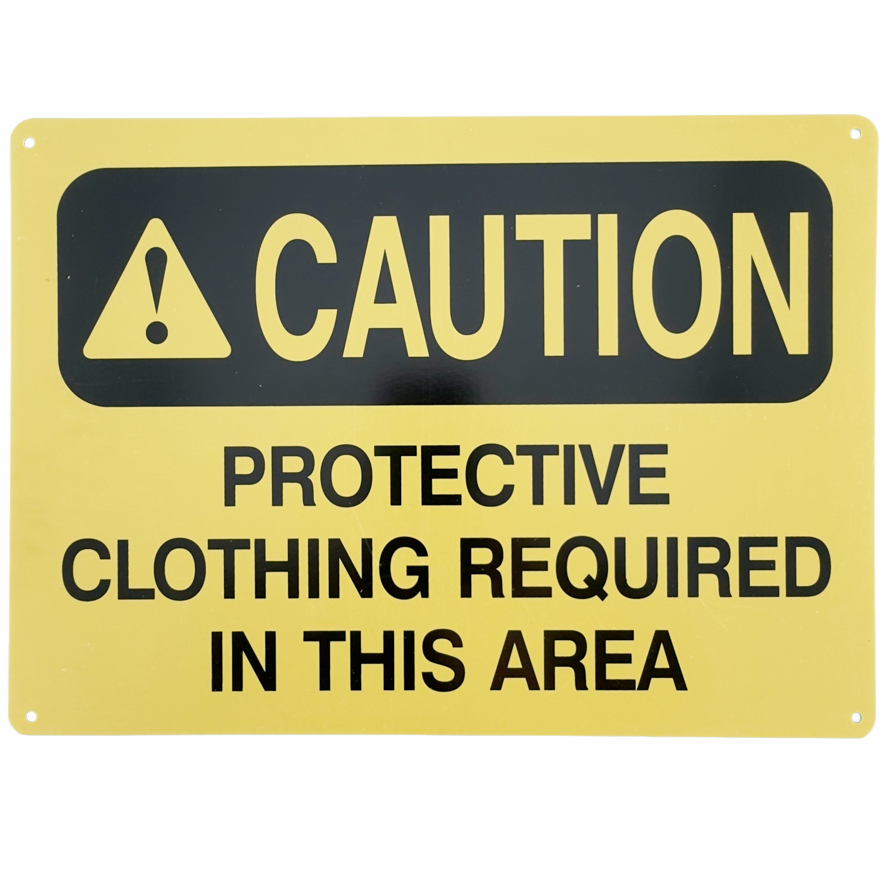 Caution - Protective Clothing Required In This Area