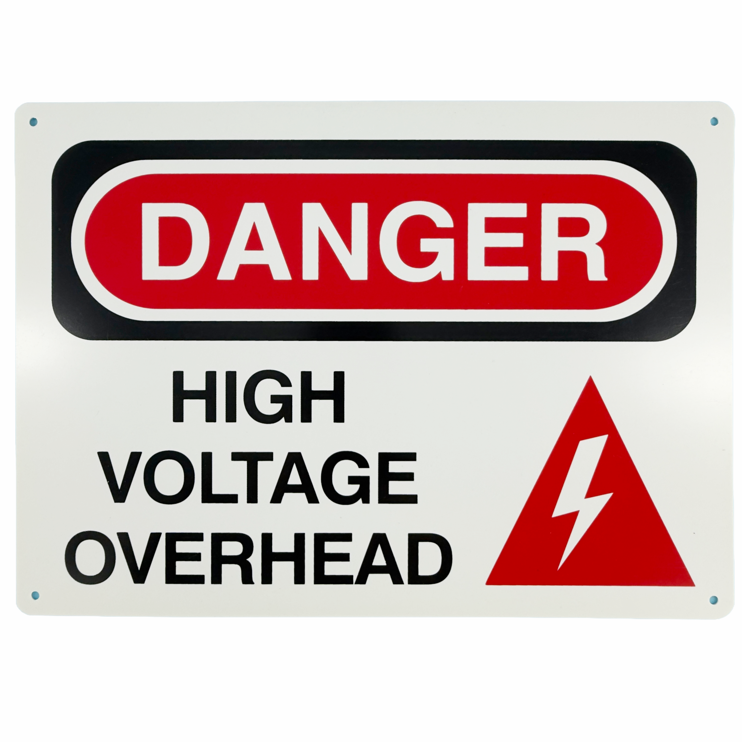 Danger - High Voltage Overhead