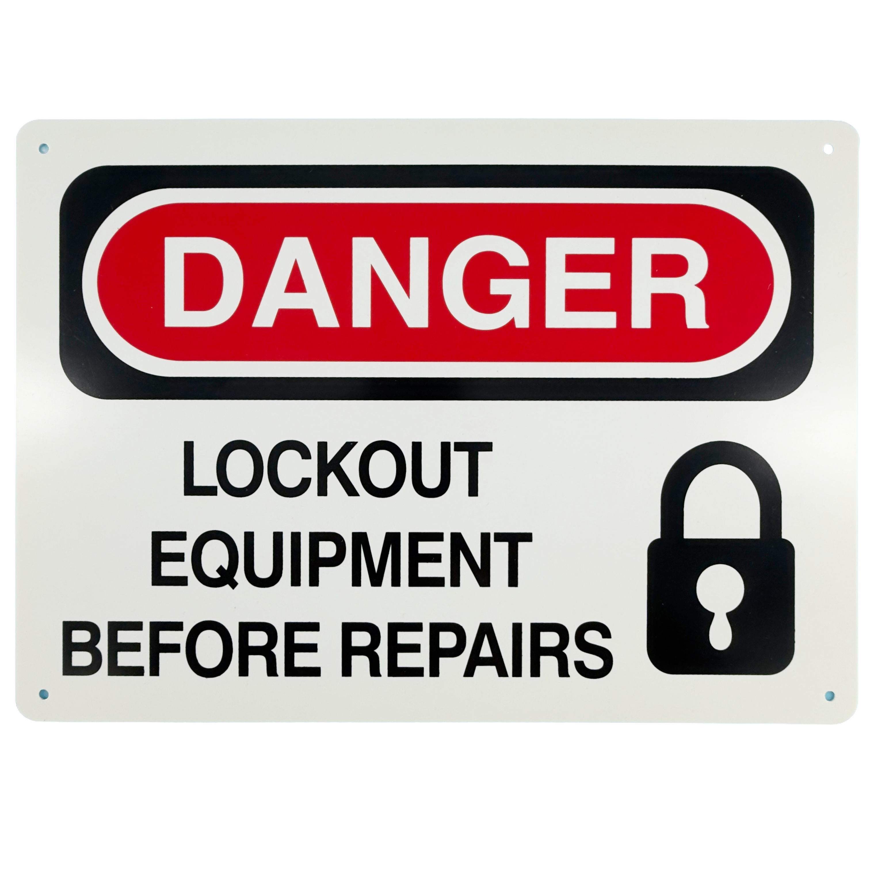 Danger - Lockout Equipment Before Repairs