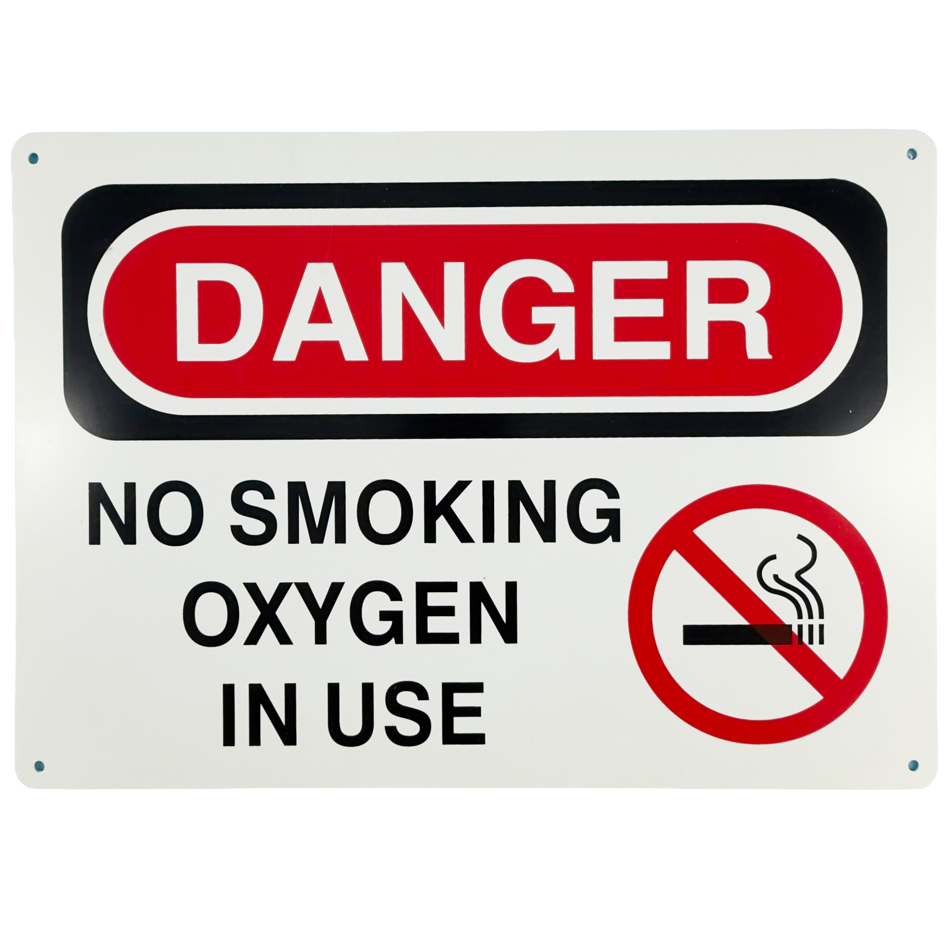 Danger - No Smoking, Oxygen In Use