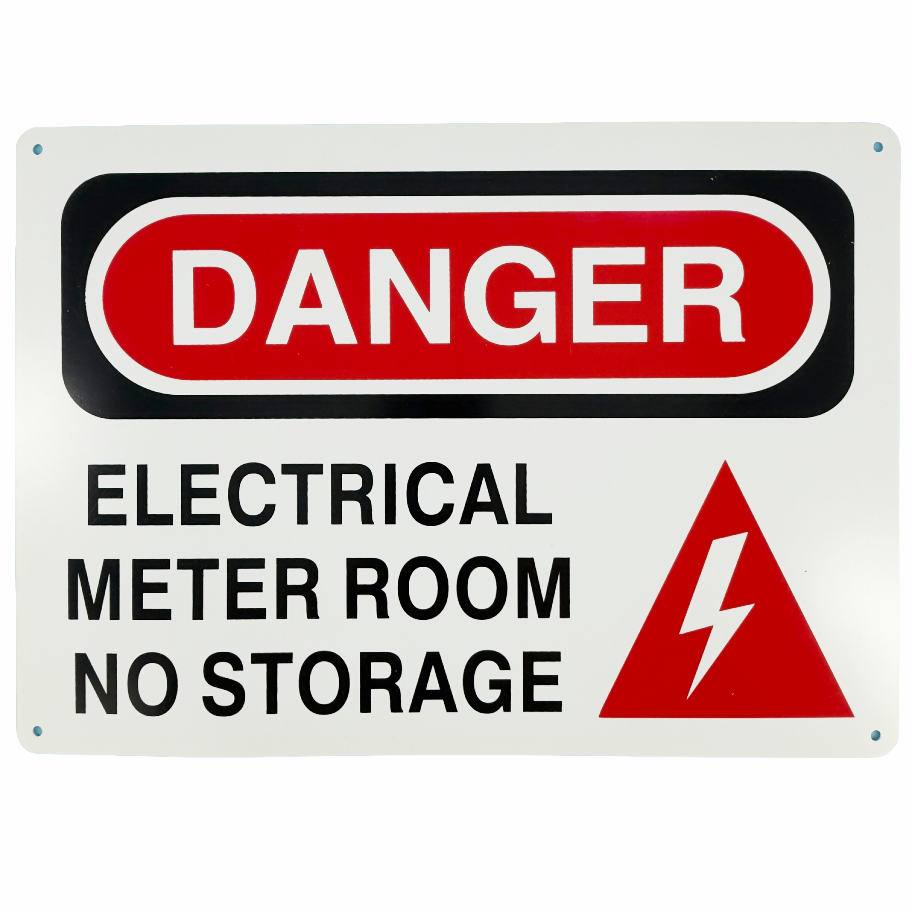 Danger - Electrical Meter Room, No Storage