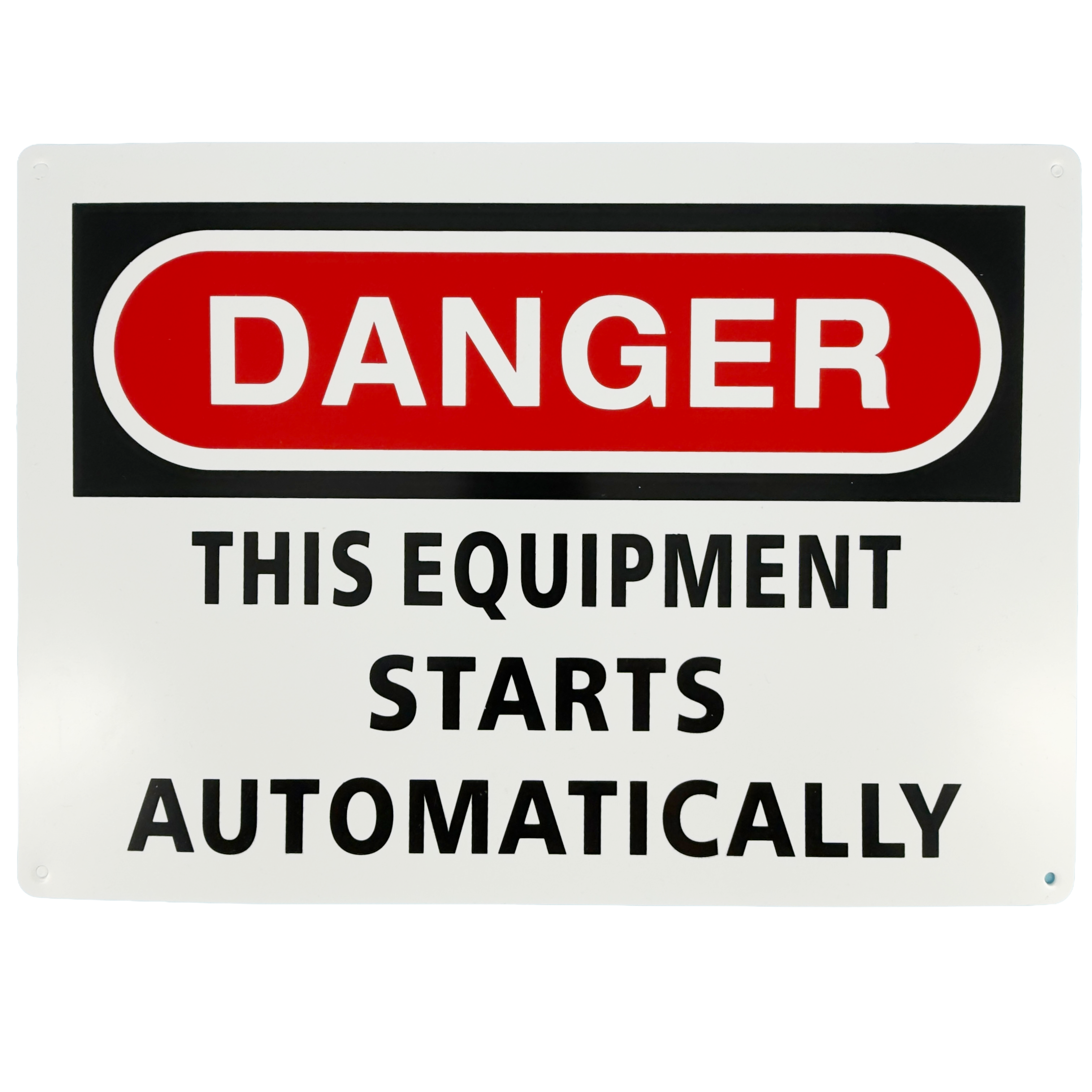 Danger - This Equipment Starts Automatically