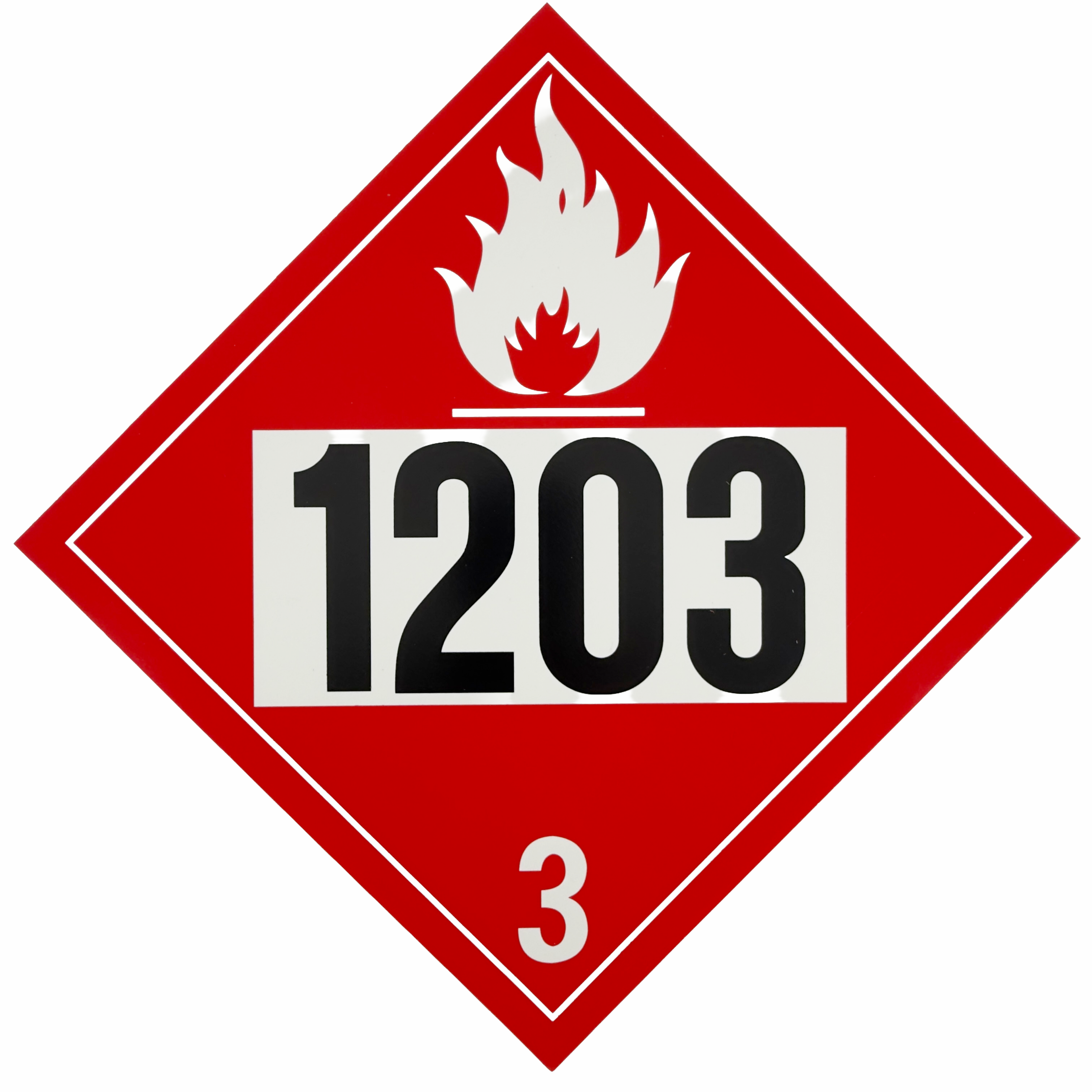 Placard, Class 3 (1203) Gasoline