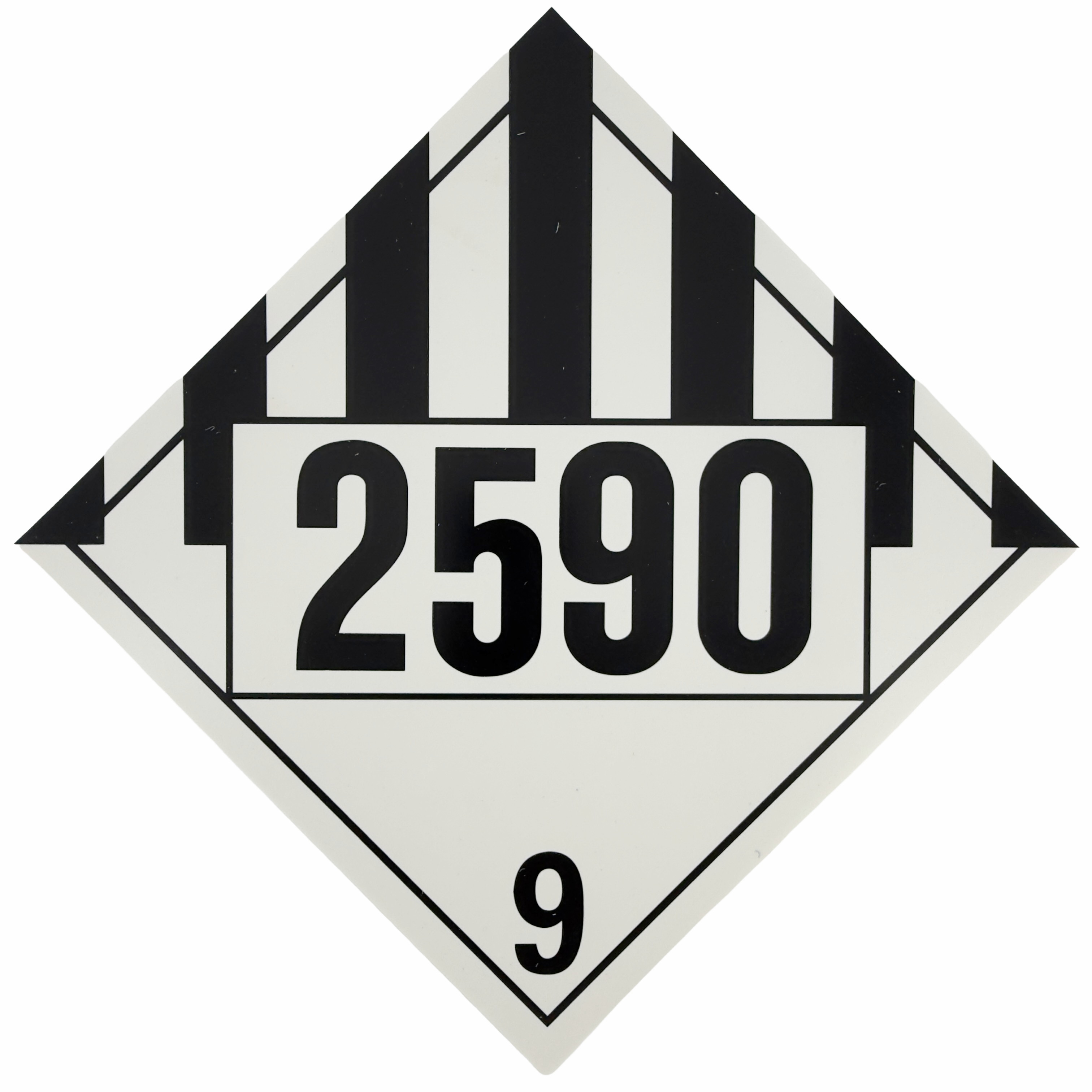 Placard, Class 9 (2590) Asbestos