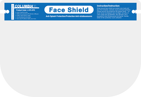 Face Shield Direct Splash Protection