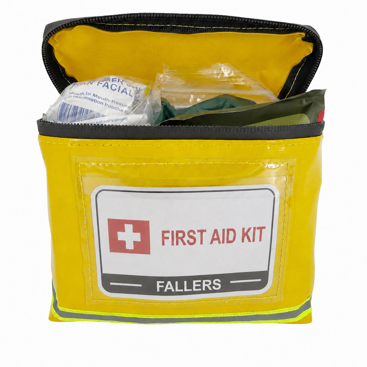 Fallers Kit in a Hi Viz Water Resistant Bag