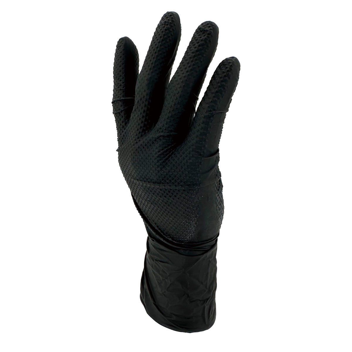 Nitrile Gloves HD/PF Black (8 MIL) 100/BX