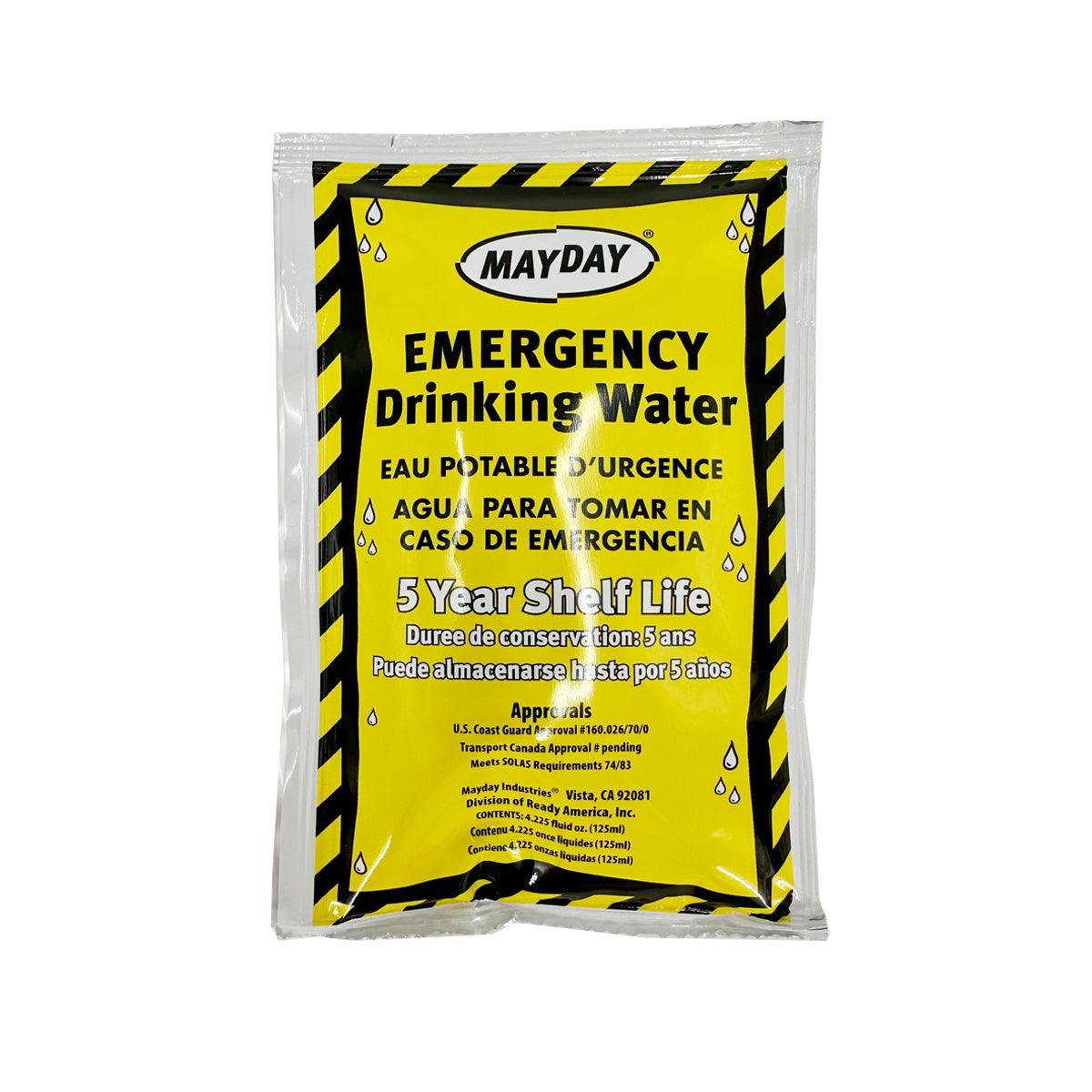 Mayday Pouch water 4.225 OZ/125ml ( EA )