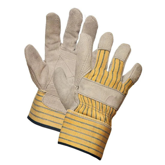Premium Split Leather Double-Palm Gloves