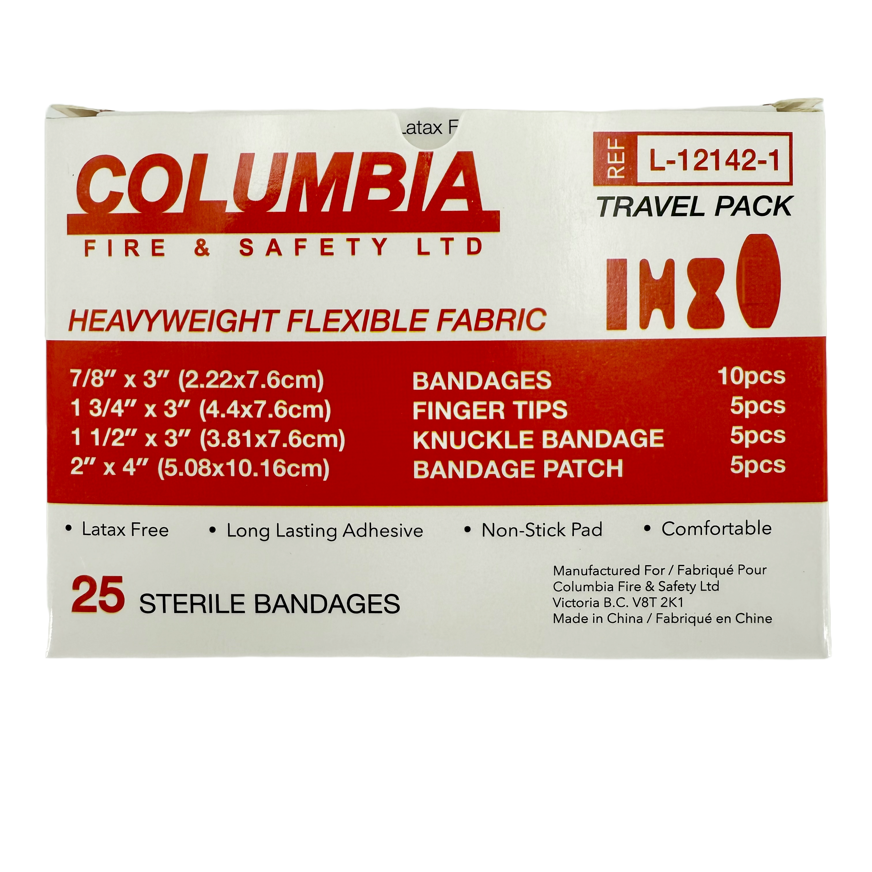 Bandaids Travel Pack Assorted Flexible Fabric Bandaids