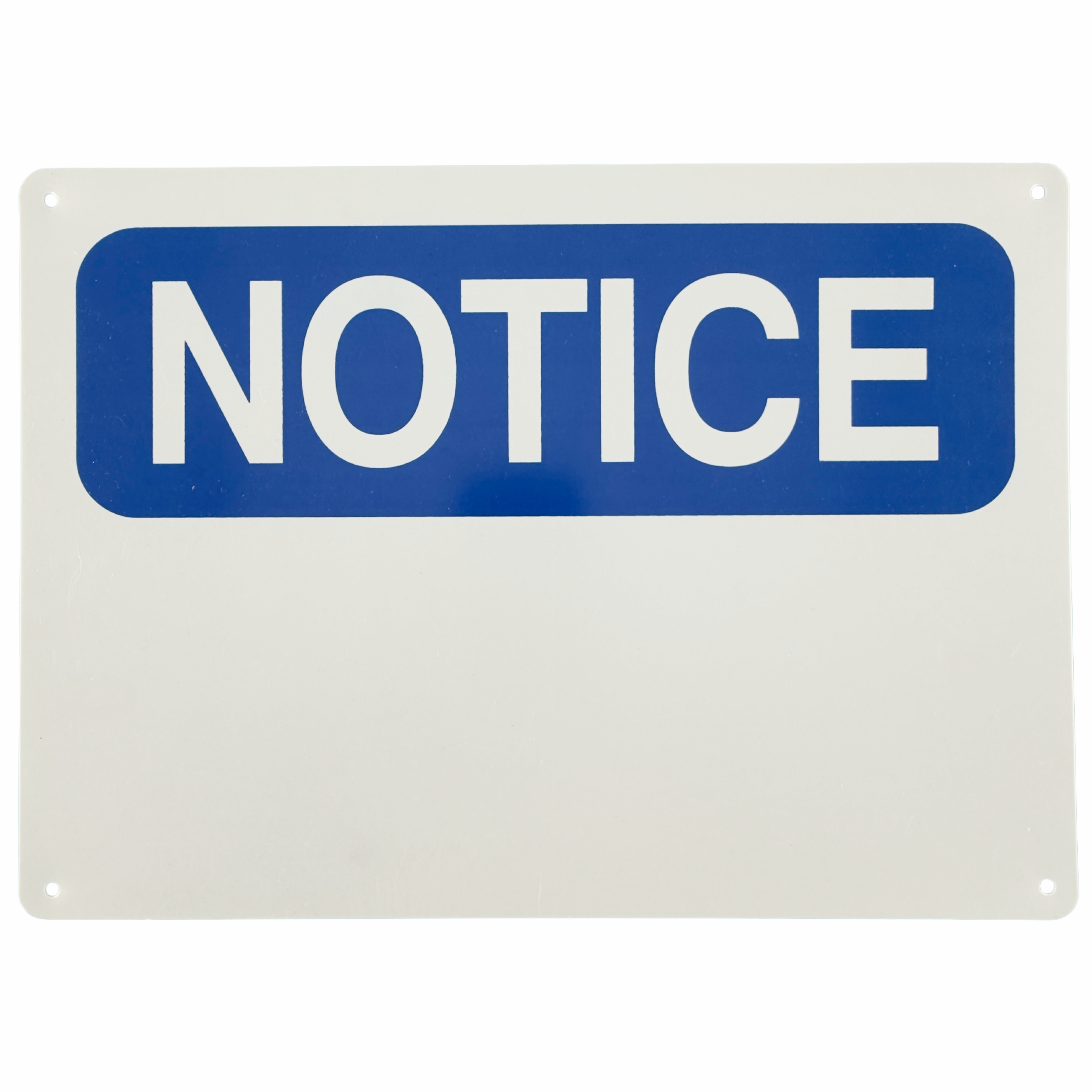 Notice - Blank