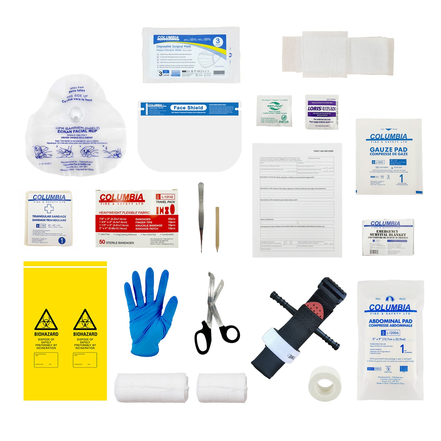 Worksafe BC ( Basic ) First Aid Kit