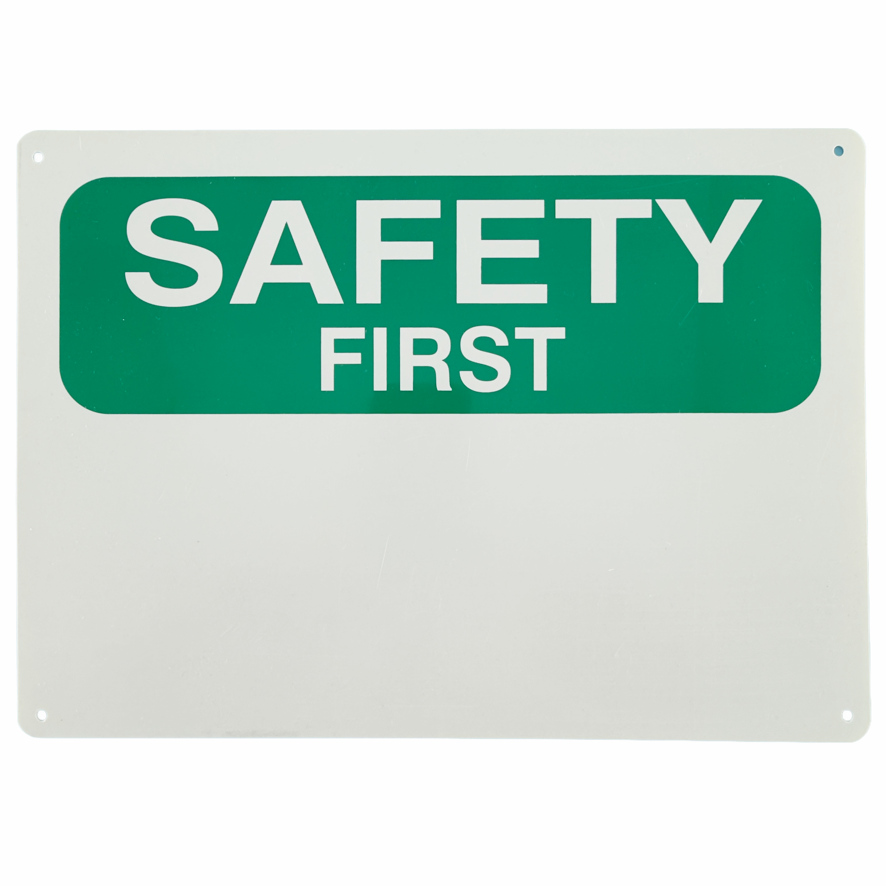 Safety First - Blank