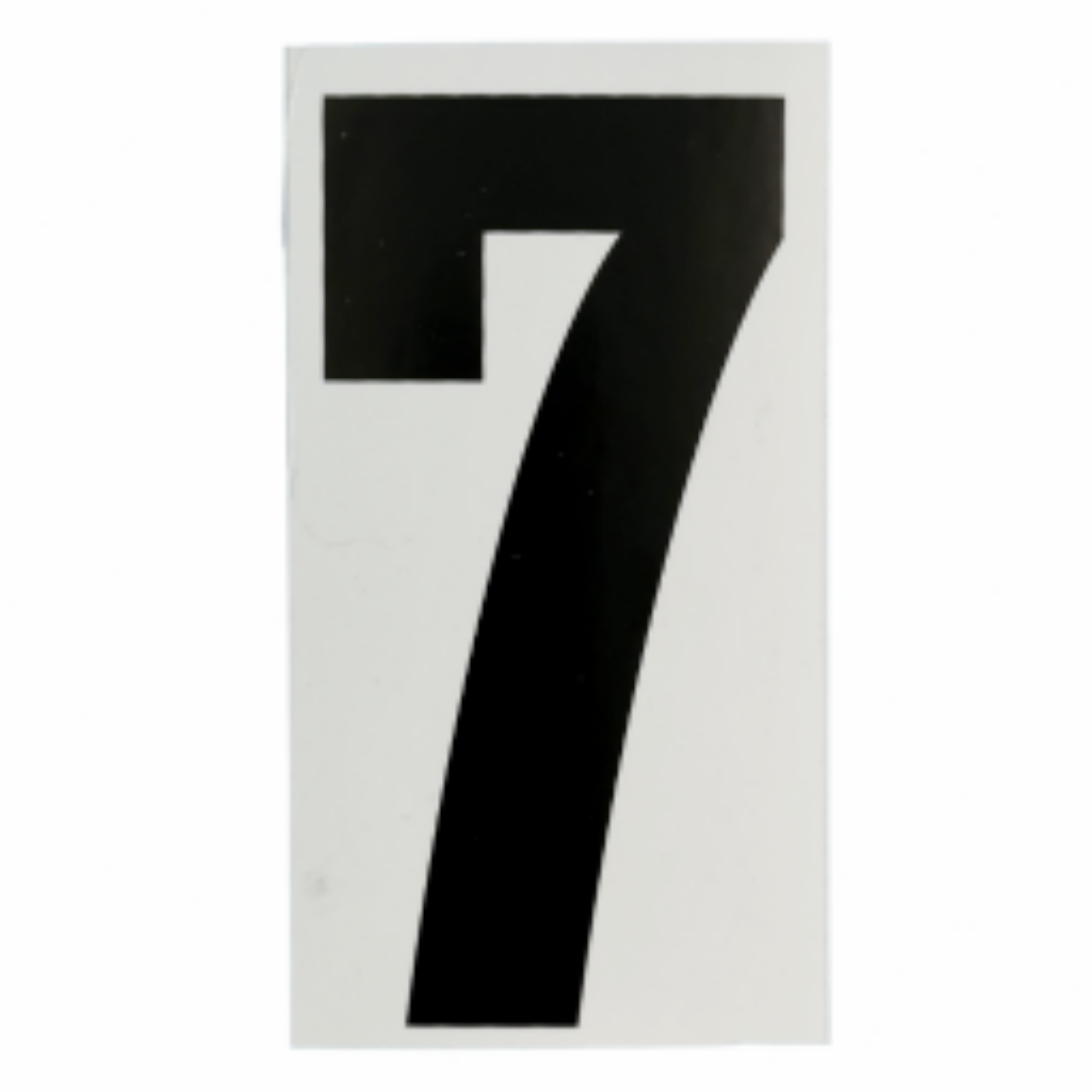 Placard - Number