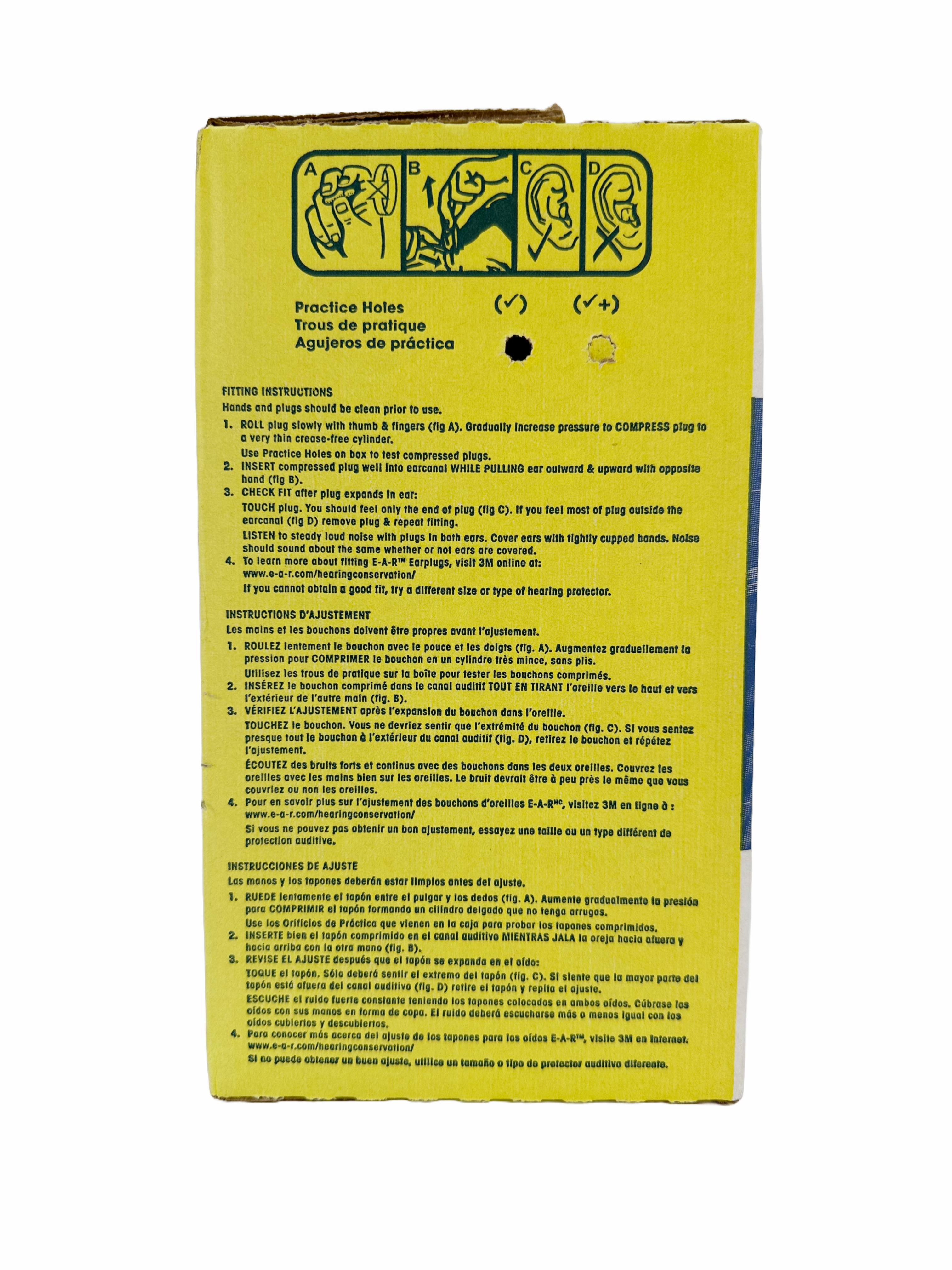 3M Ear Plugs ( 29 DB ) Classic, Uncorded ( 200 Per Box )