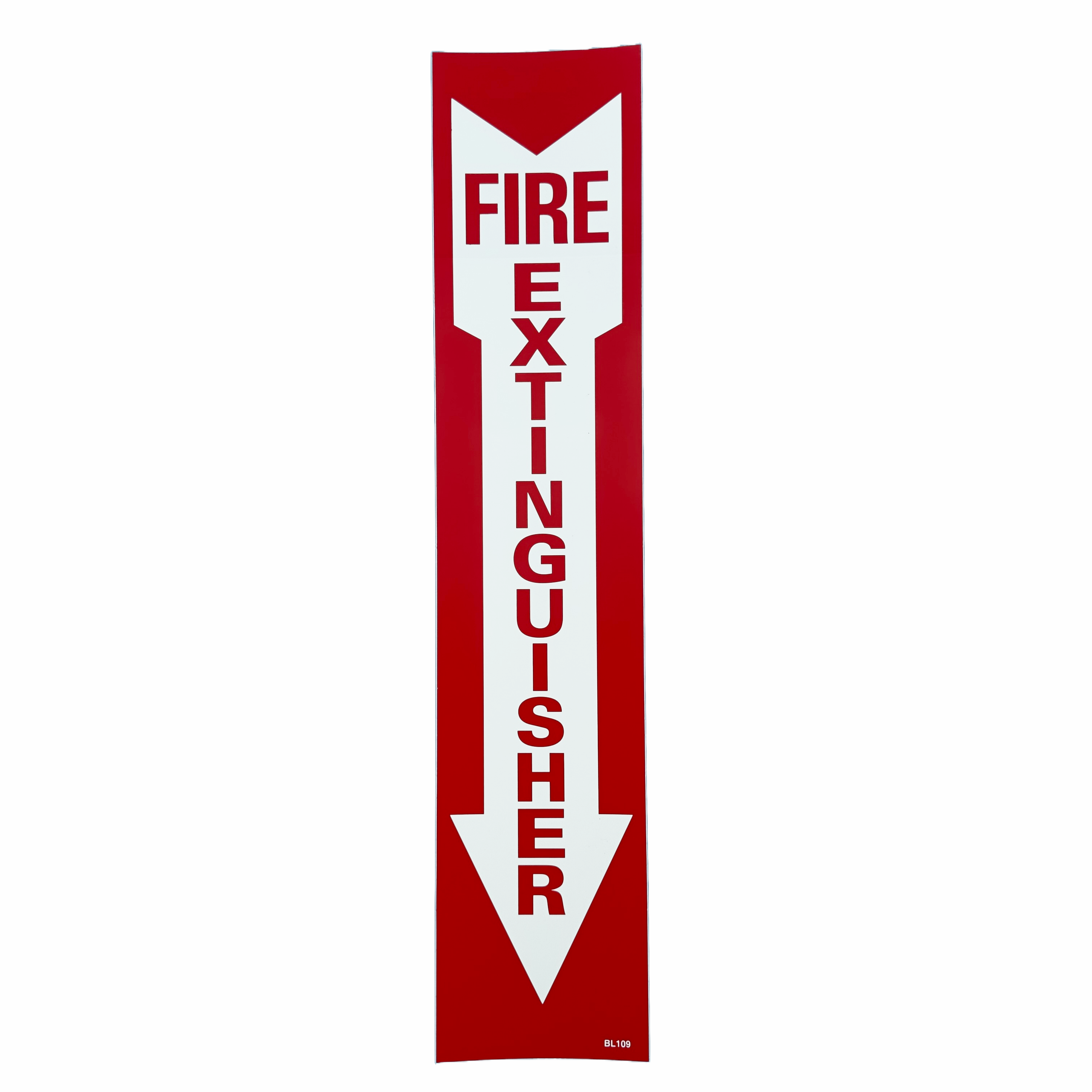 Fire Extinguisher (ADHESIVE) 4" x 18" (10 x 45cm)