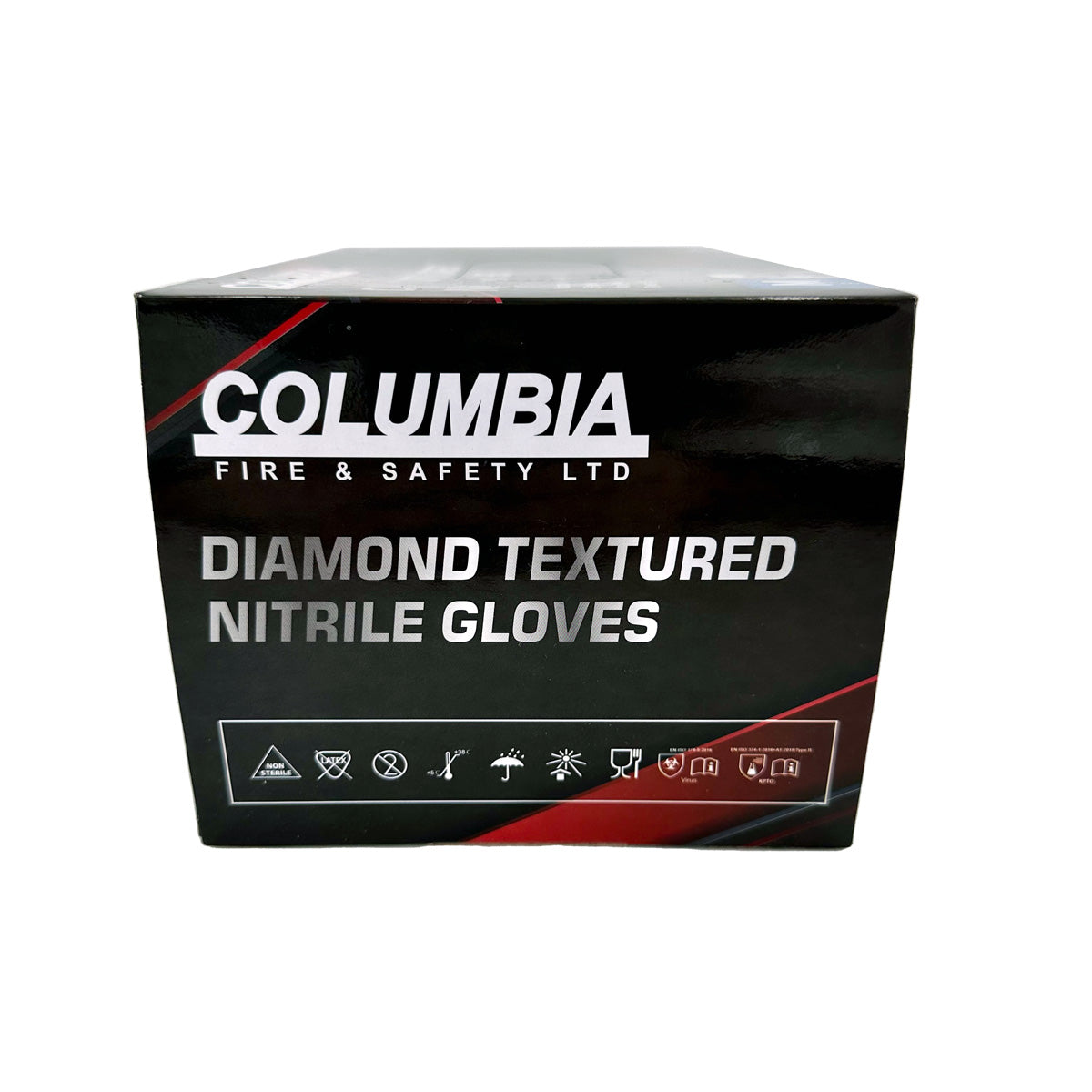 Nitrile Gloves HD/PF Black (8 MIL) 100/BX