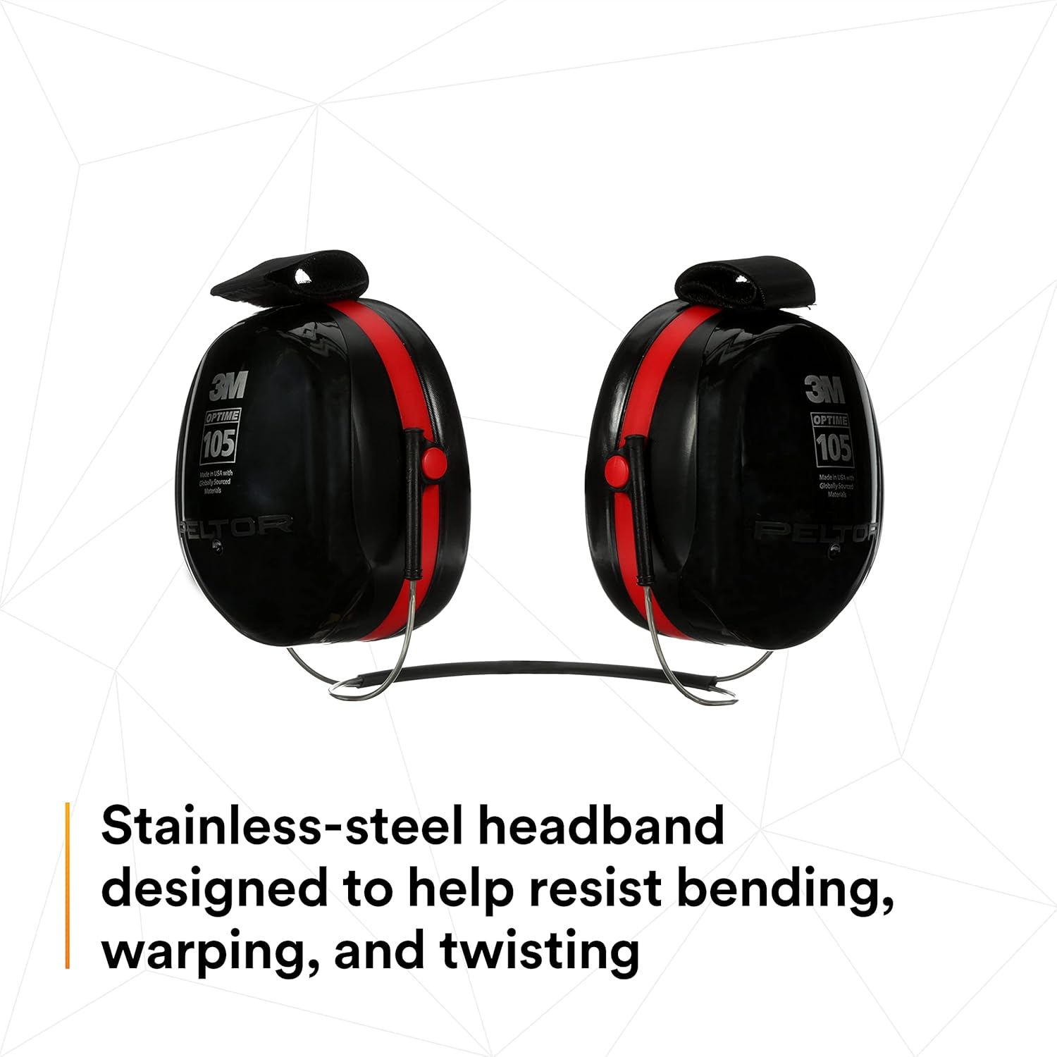 3M™ PELTOR™ Optime™ 105 Earmuffs, H10B, behind-the-head