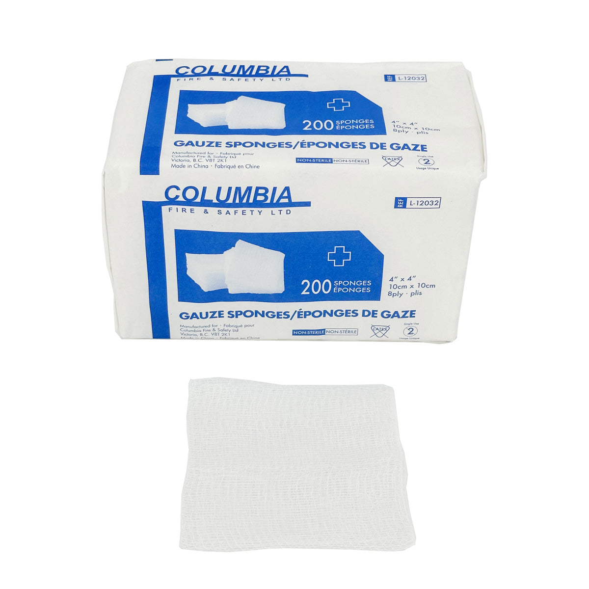 Gauze Sponge Non- Sterile (8ply) 200/PKG