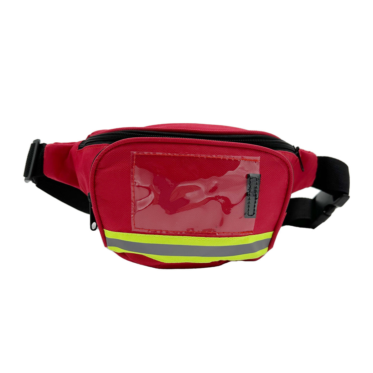 Bag, Red Nylon Fanny Pack with Card Slot F/ First Aid Kits