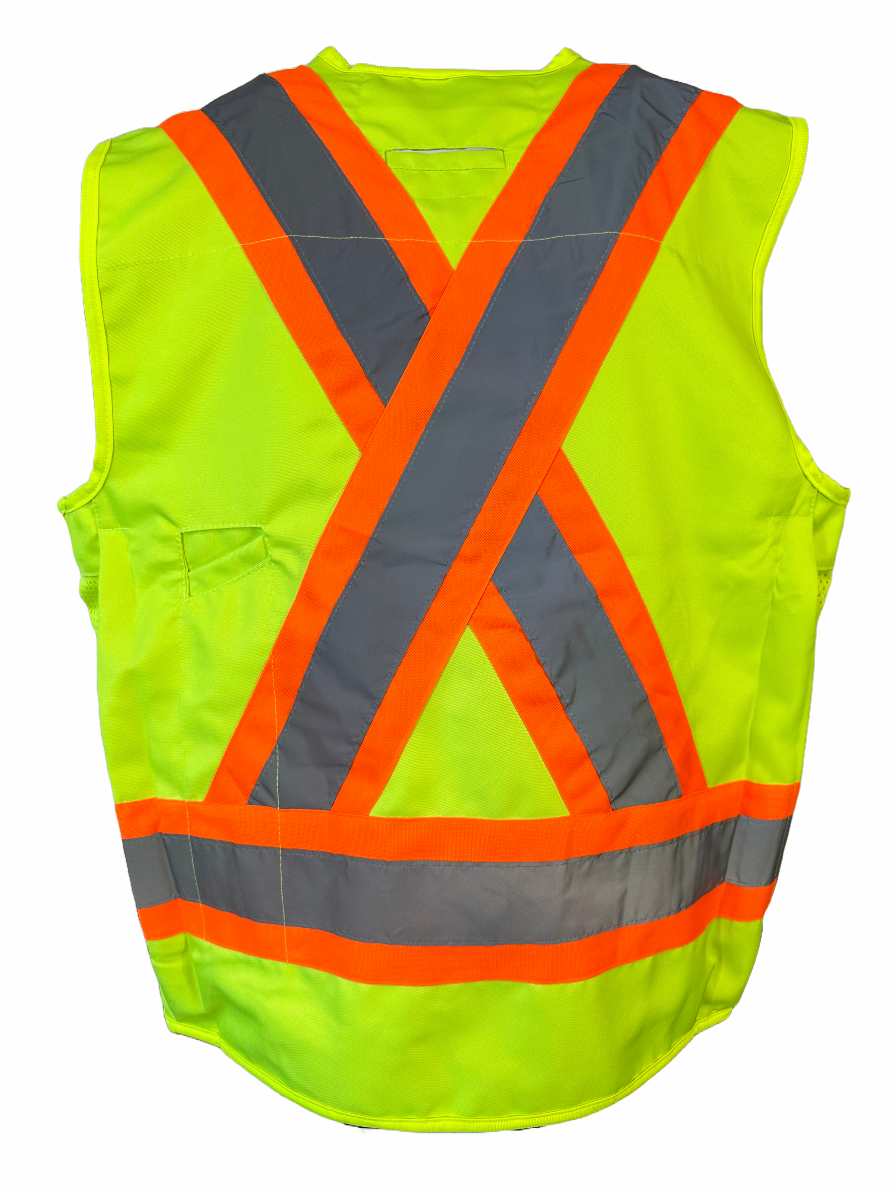 Surveyors Vest ( YELLOW ) W/ Reflective Tape