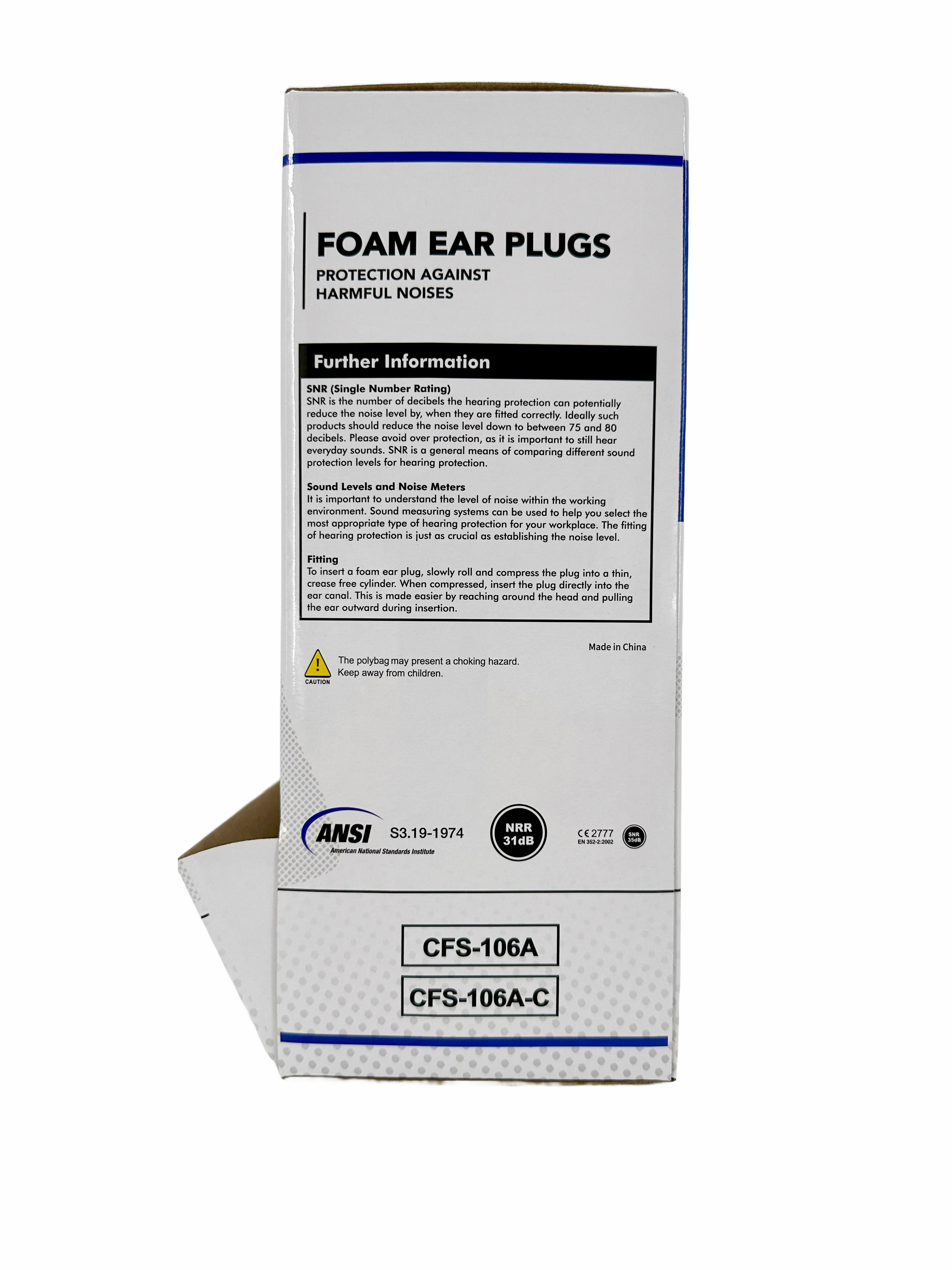 Columbia Ear Plugs ( 31 DB ) Uncorded