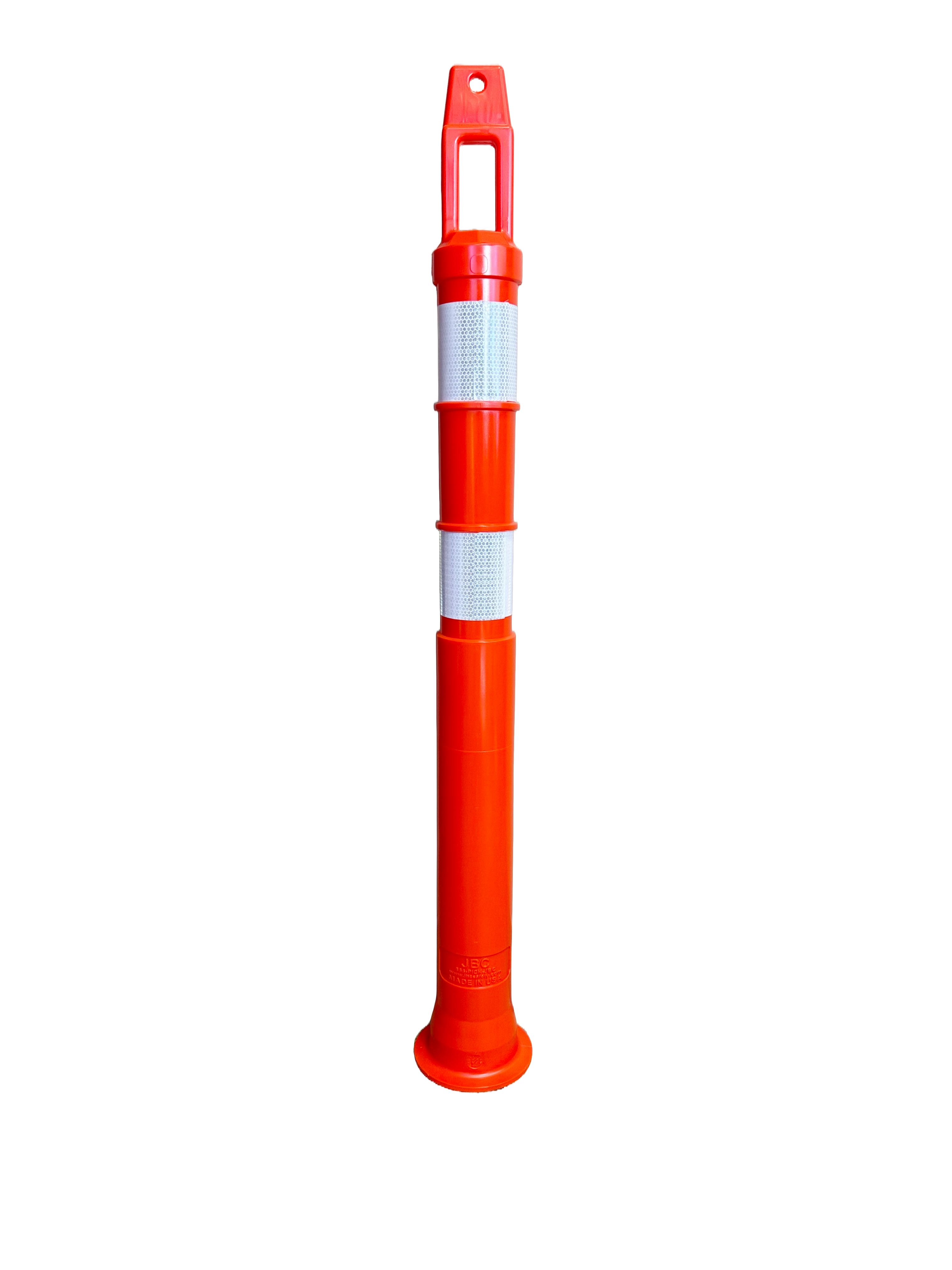 Delineator Post, 42" Hi-Viz W/ Looper Top